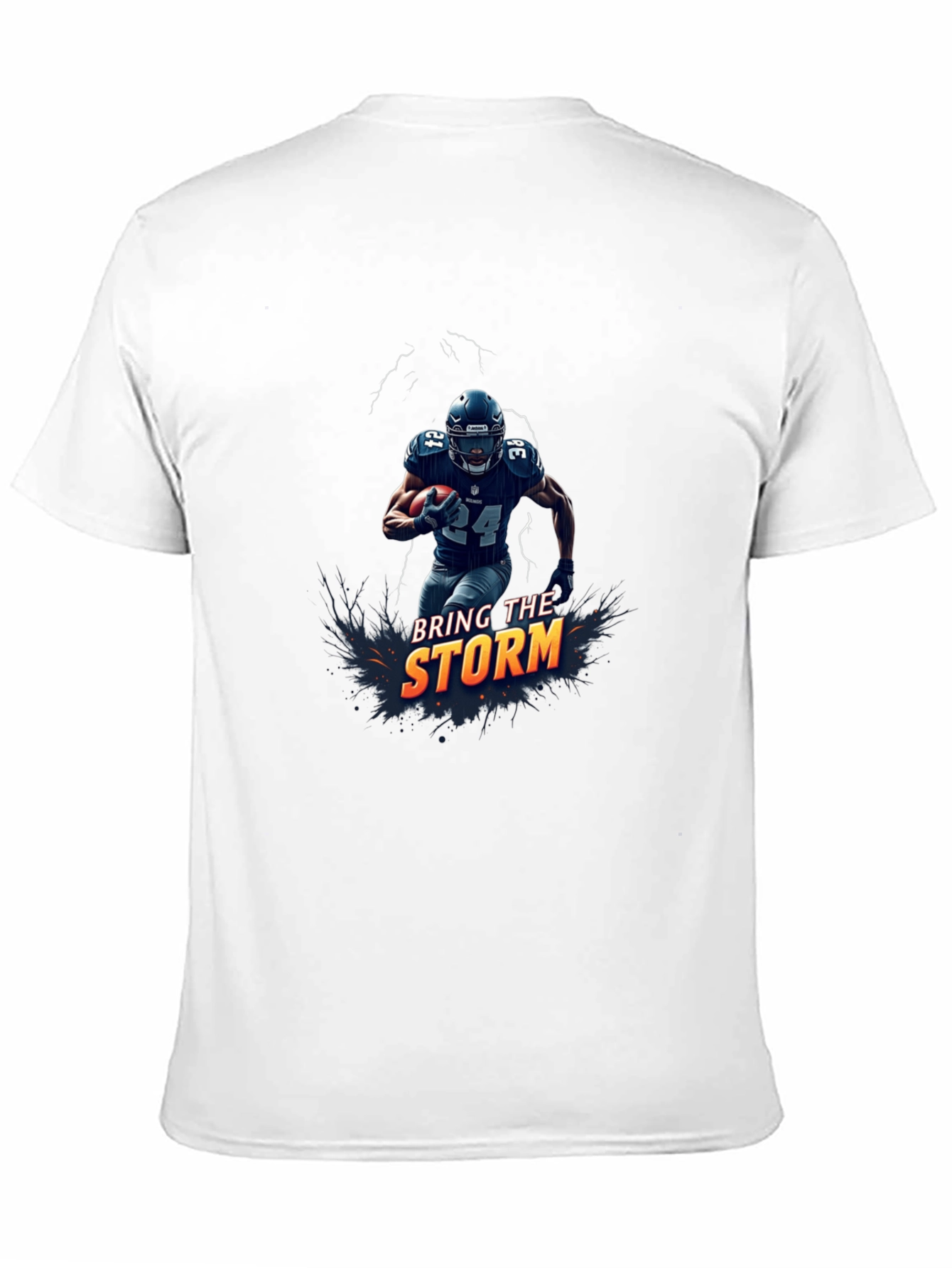 Bring The Storm Football Graphic T-Shirt