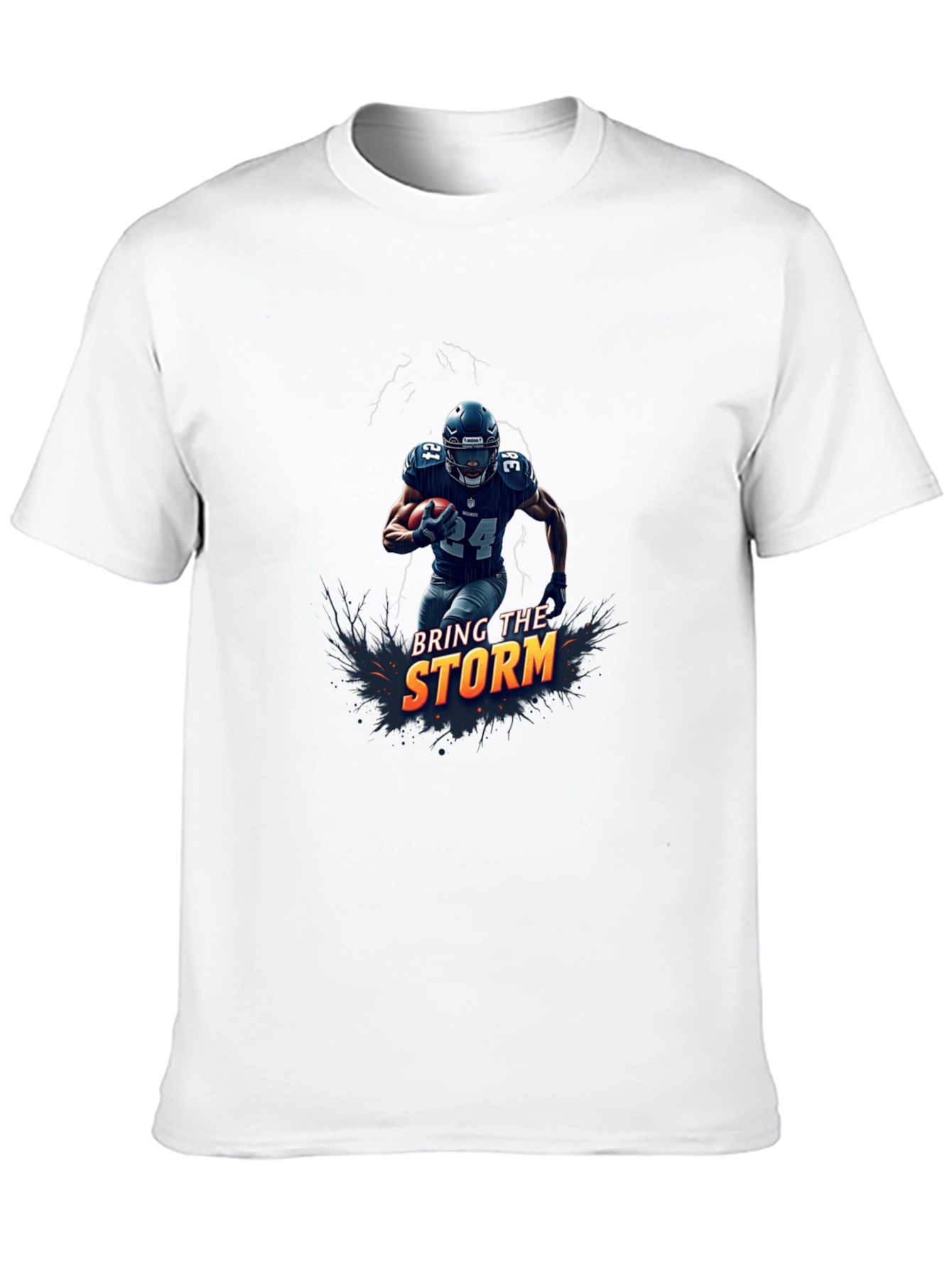 Bring The Storm Football Graphic T-Shirt