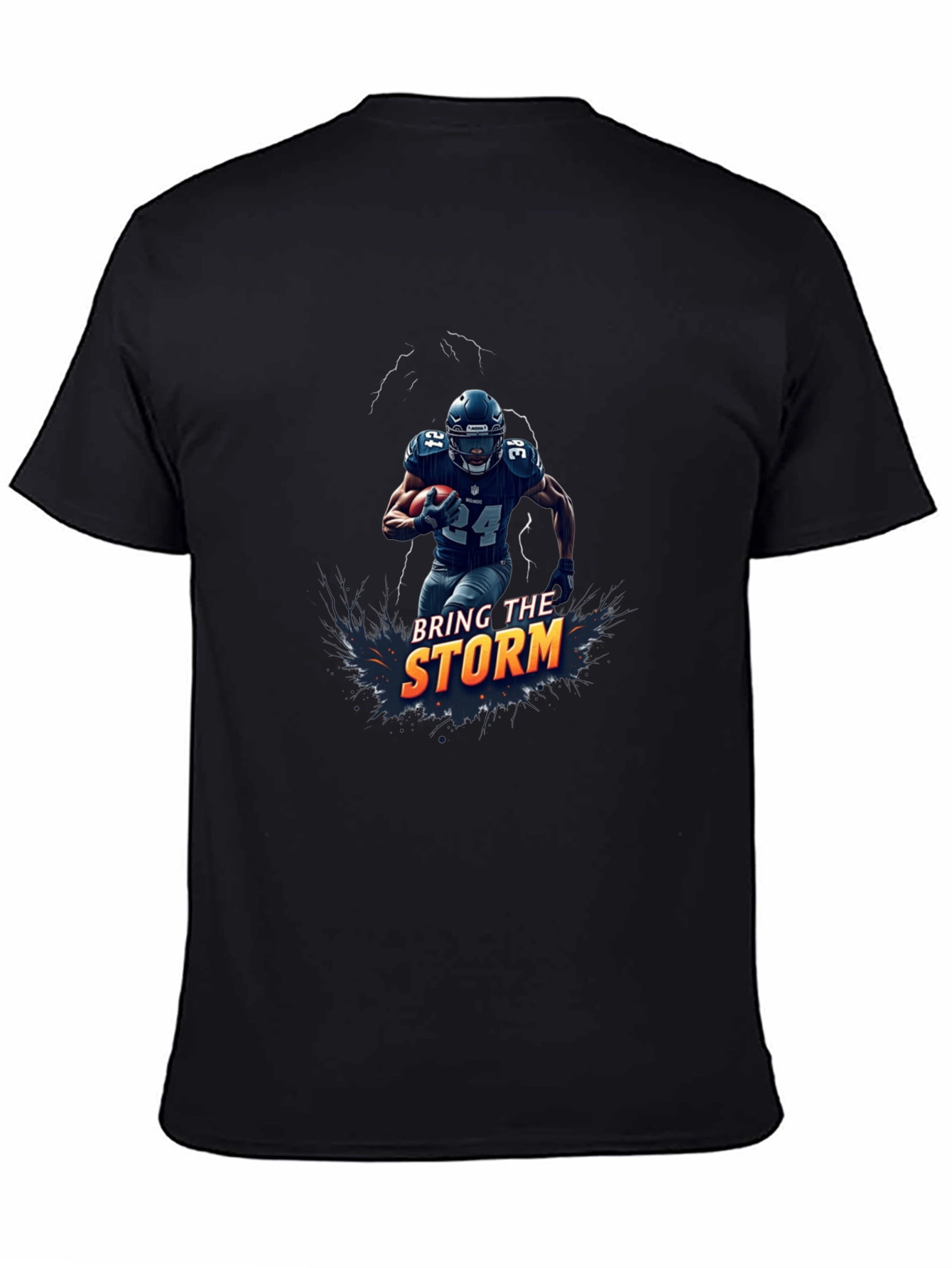 Bring The Storm Football Graphic T-Shirt