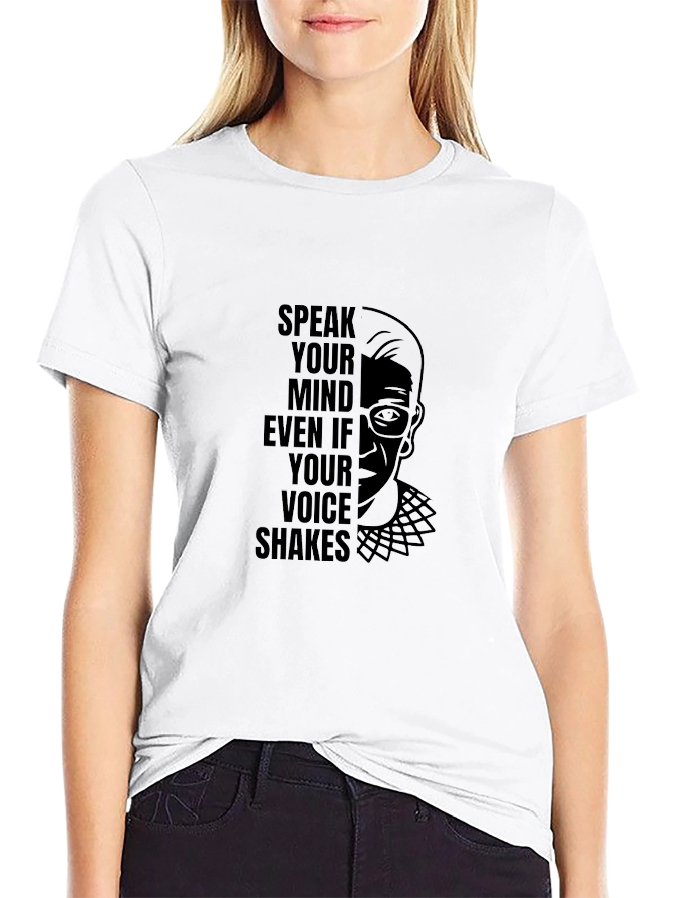 Speak Your Mind RBG T-Shirt - Empowering Womens Tee