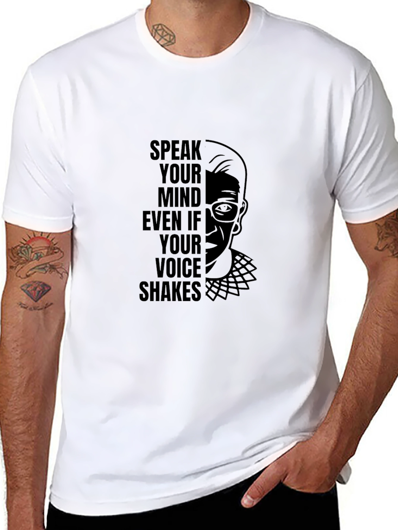 Speak Your Mind RBG T-Shirt - Empowering Womens Tee
