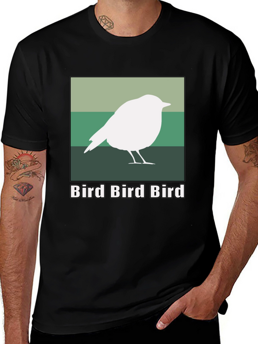 Bird Graphic Tee - Nature Lovers T-Shirt