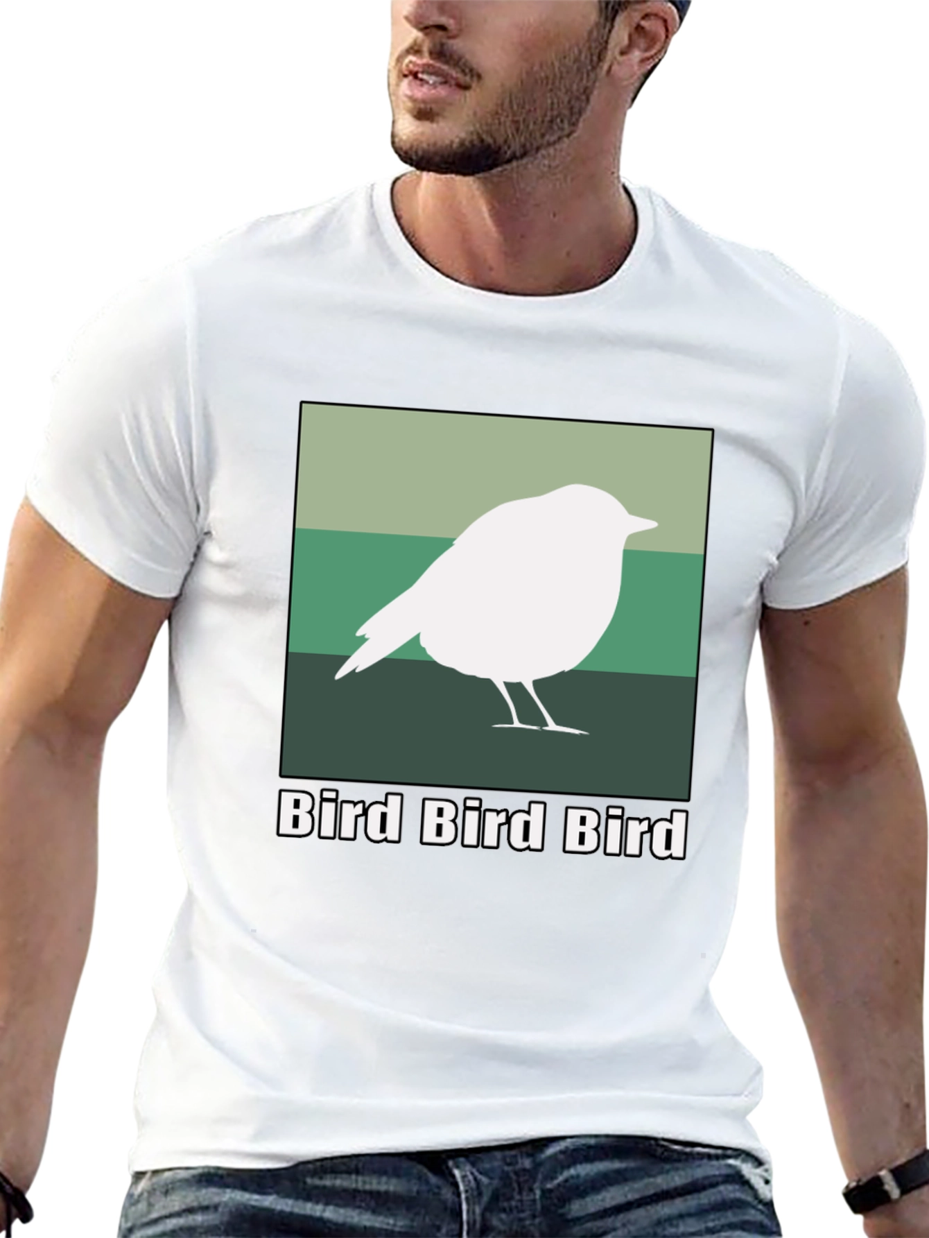 Bird Graphic Tee - Nature Lovers T-Shirt