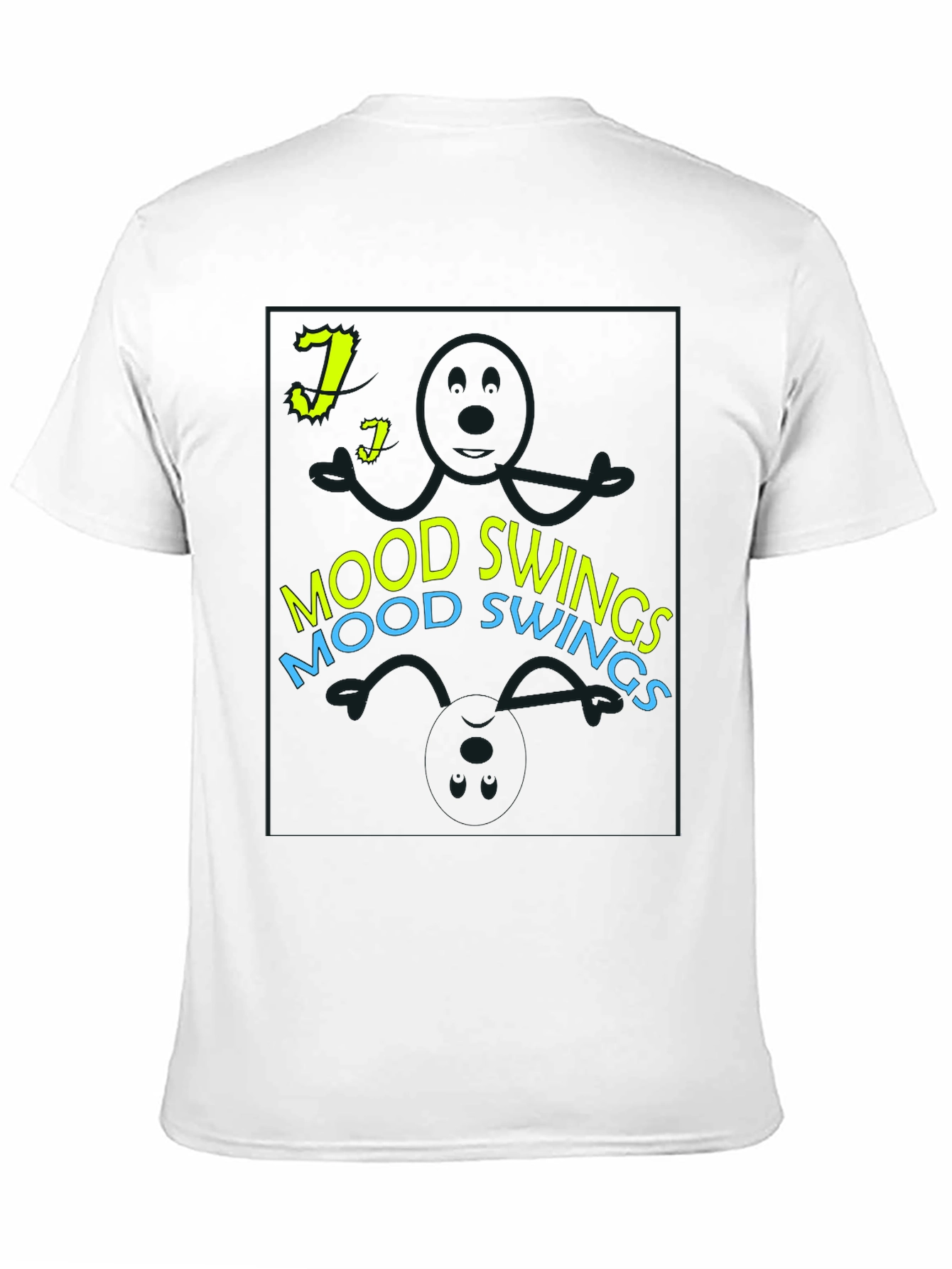 Mood Swings T-Shirt - Black Graphic Tee