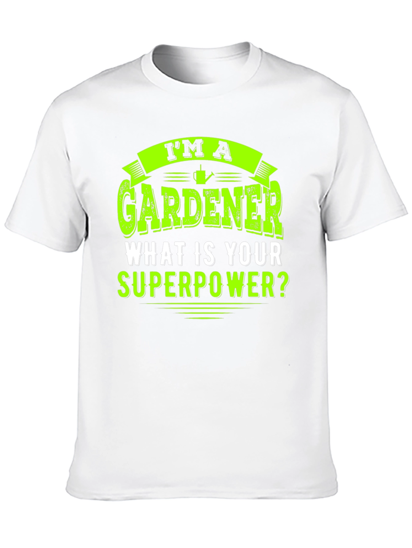 Gardener Superpower T-Shirt - Black Graphic Tee
