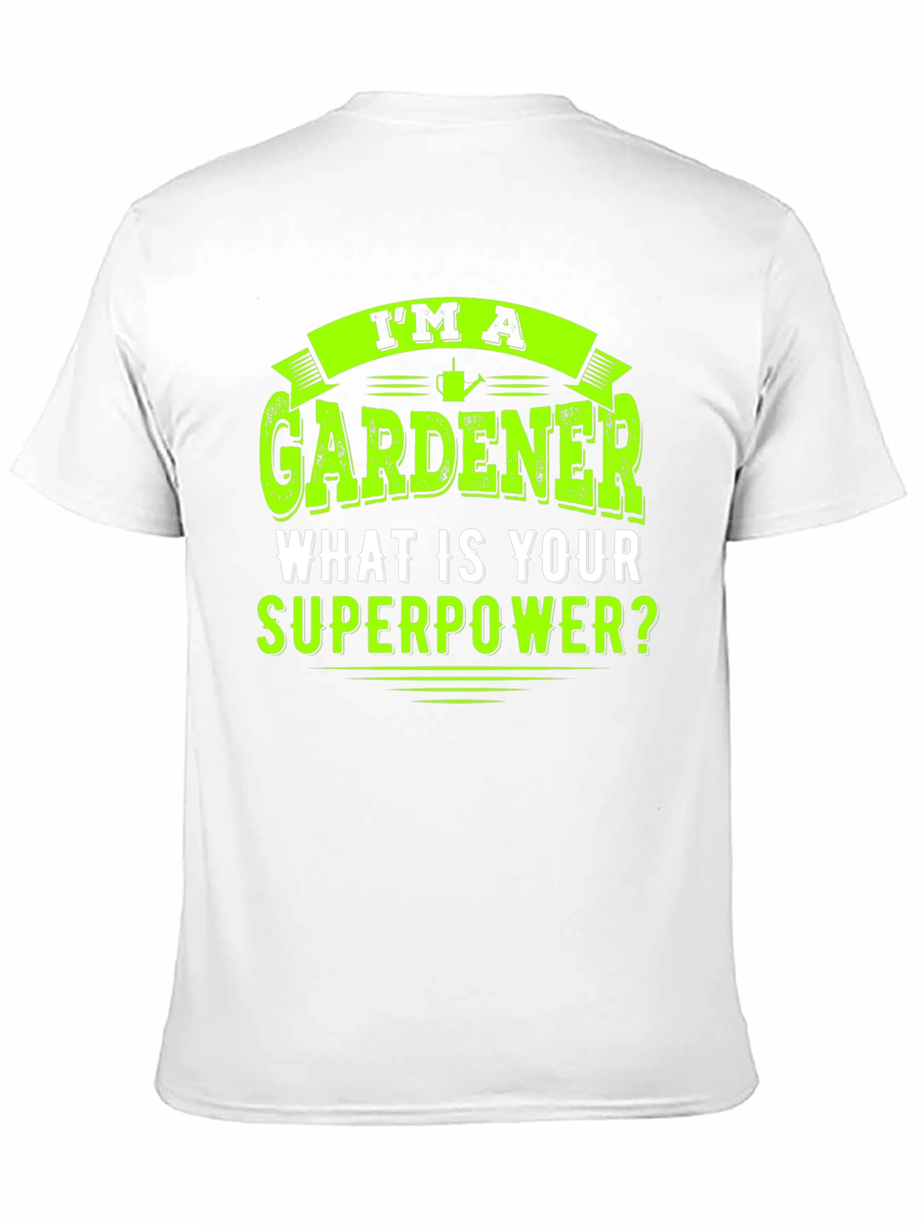 Gardener Superpower T-Shirt - Black Graphic Tee