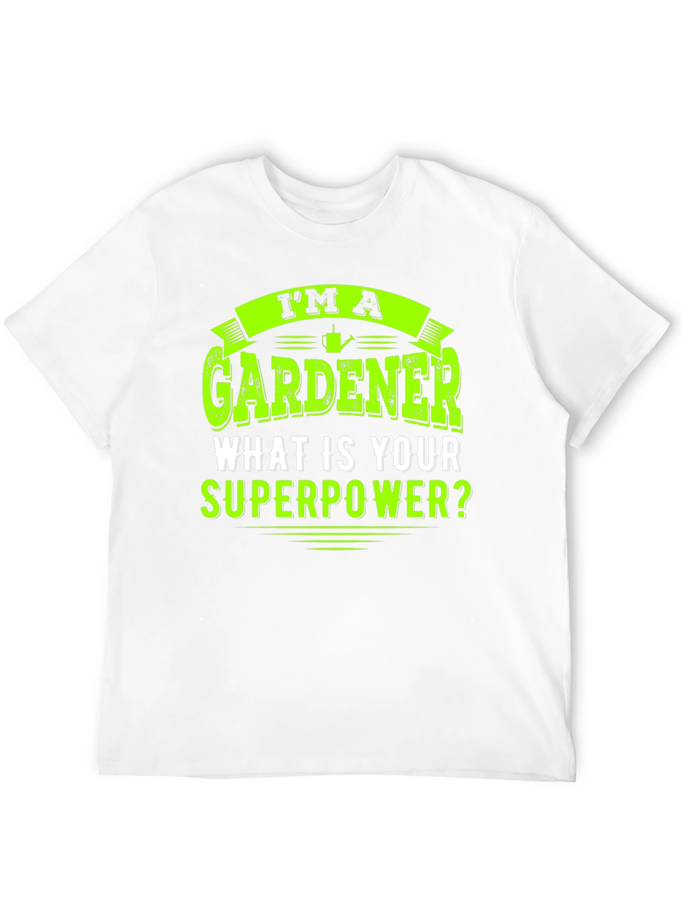 Gardener Superpower T-Shirt - Black Graphic Tee