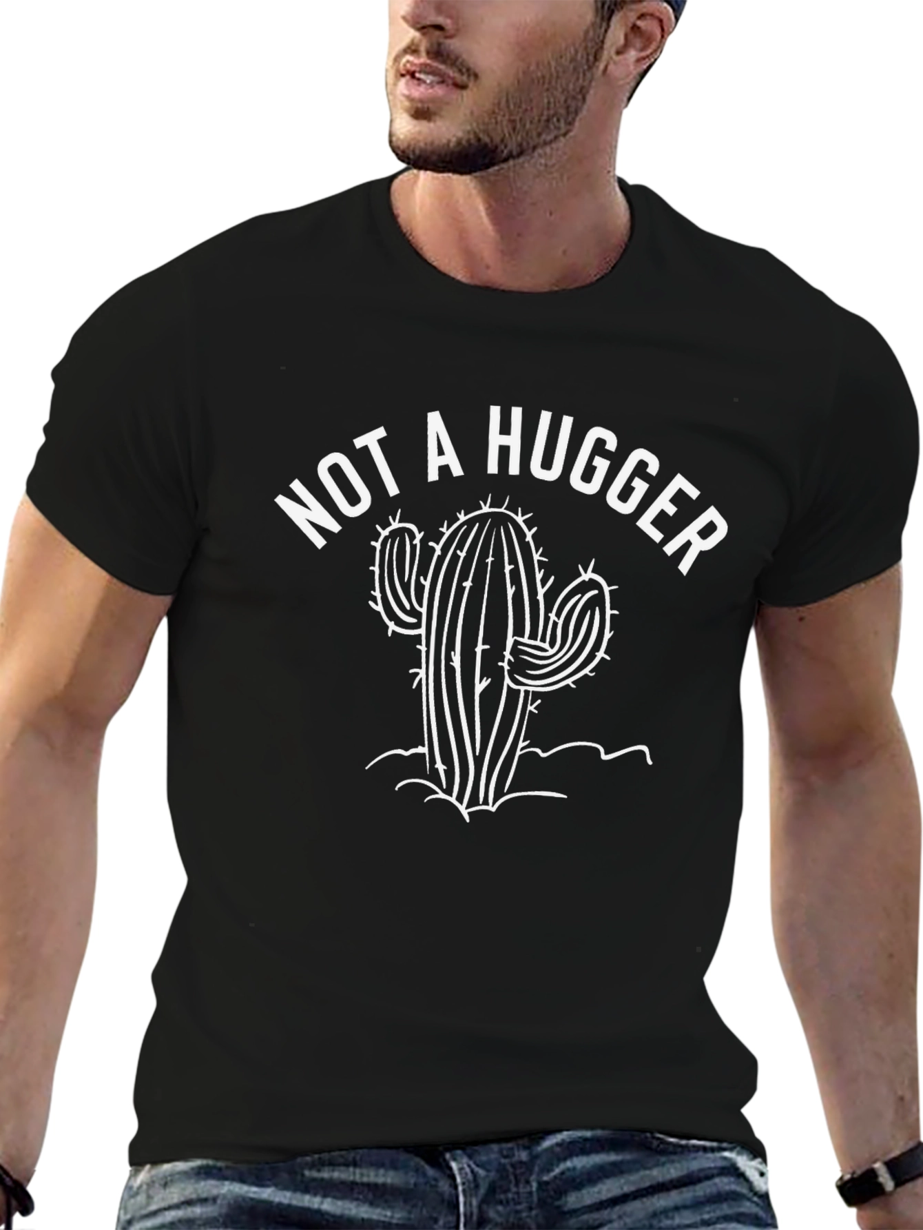 Not a Hugger Cactus T-Shirt