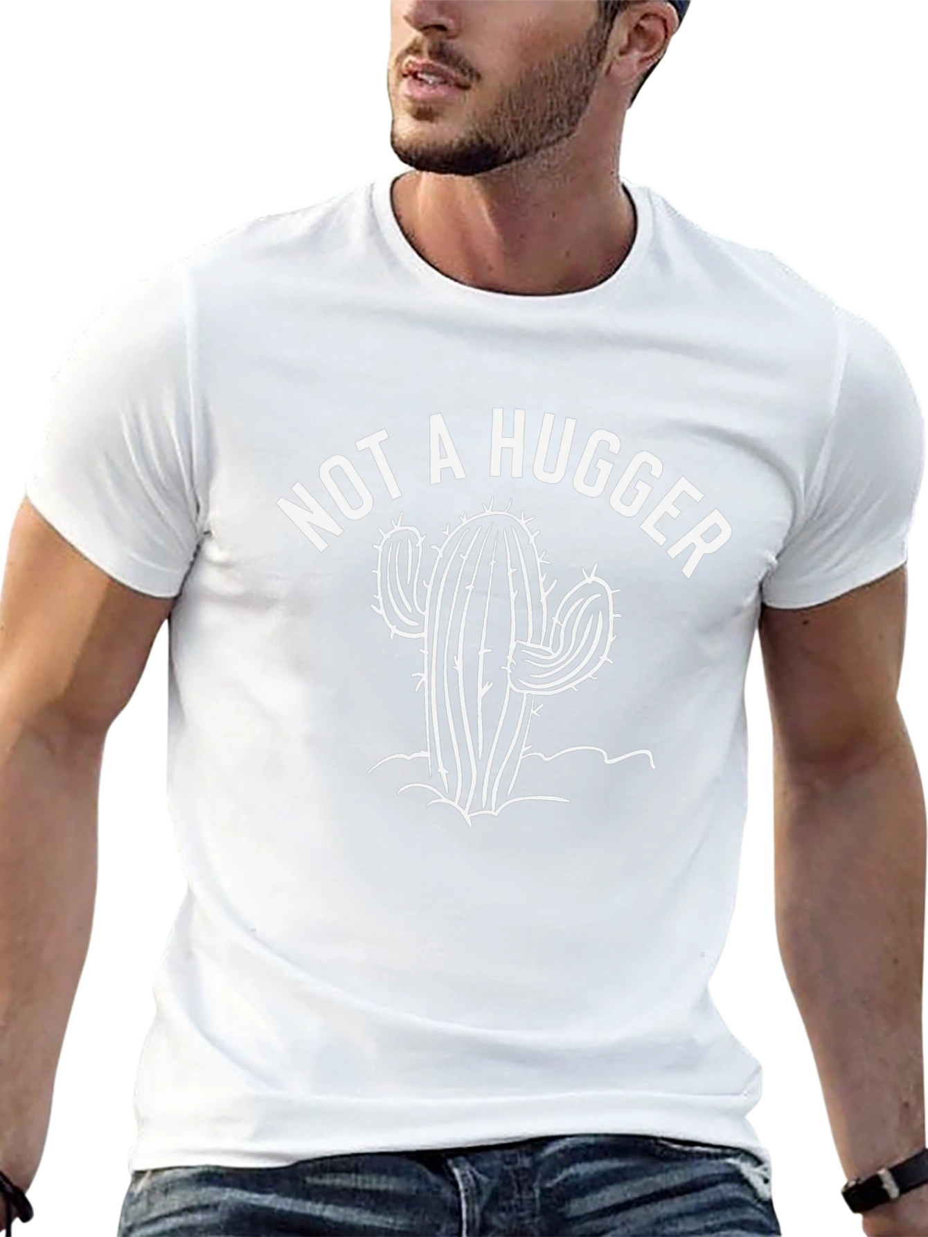 Not a Hugger Cactus T-Shirt