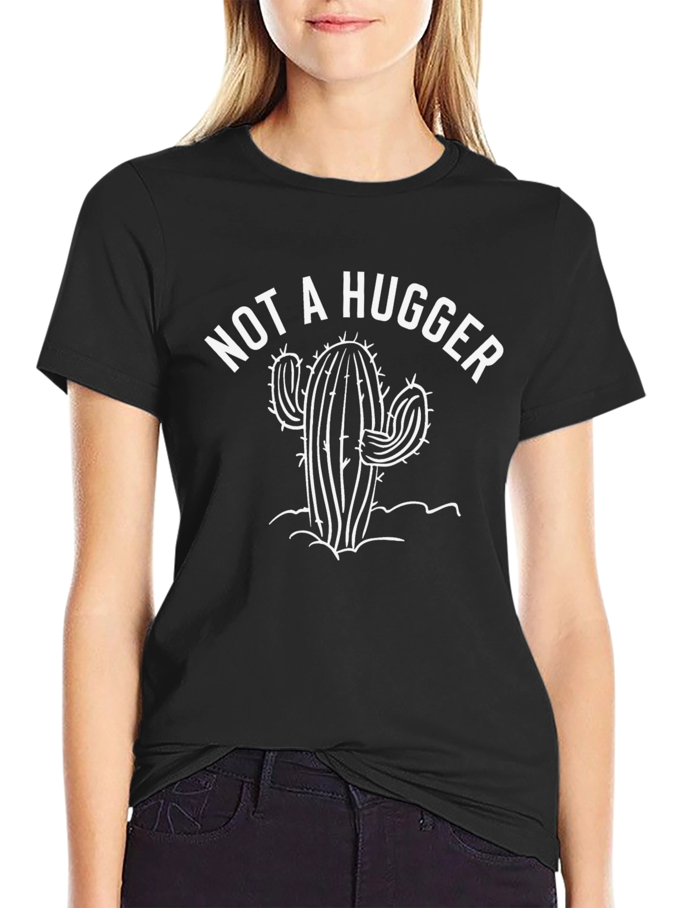 Not a Hugger Cactus T-Shirt