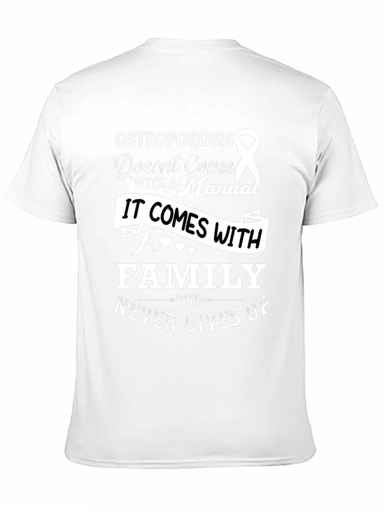 Osteoporosis Awareness Family T-Shirt