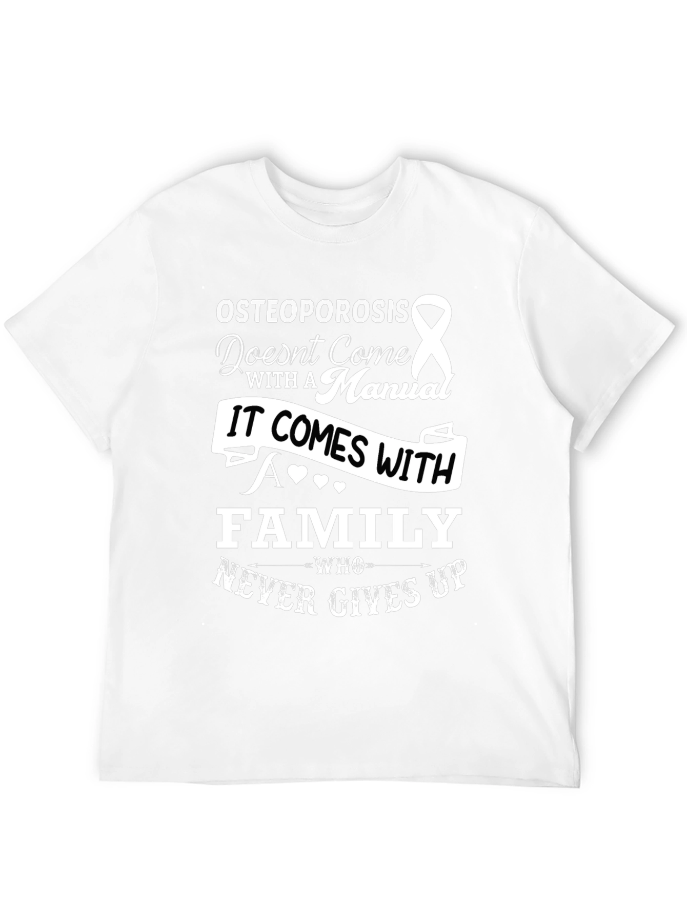 Osteoporosis Awareness Family T-Shirt