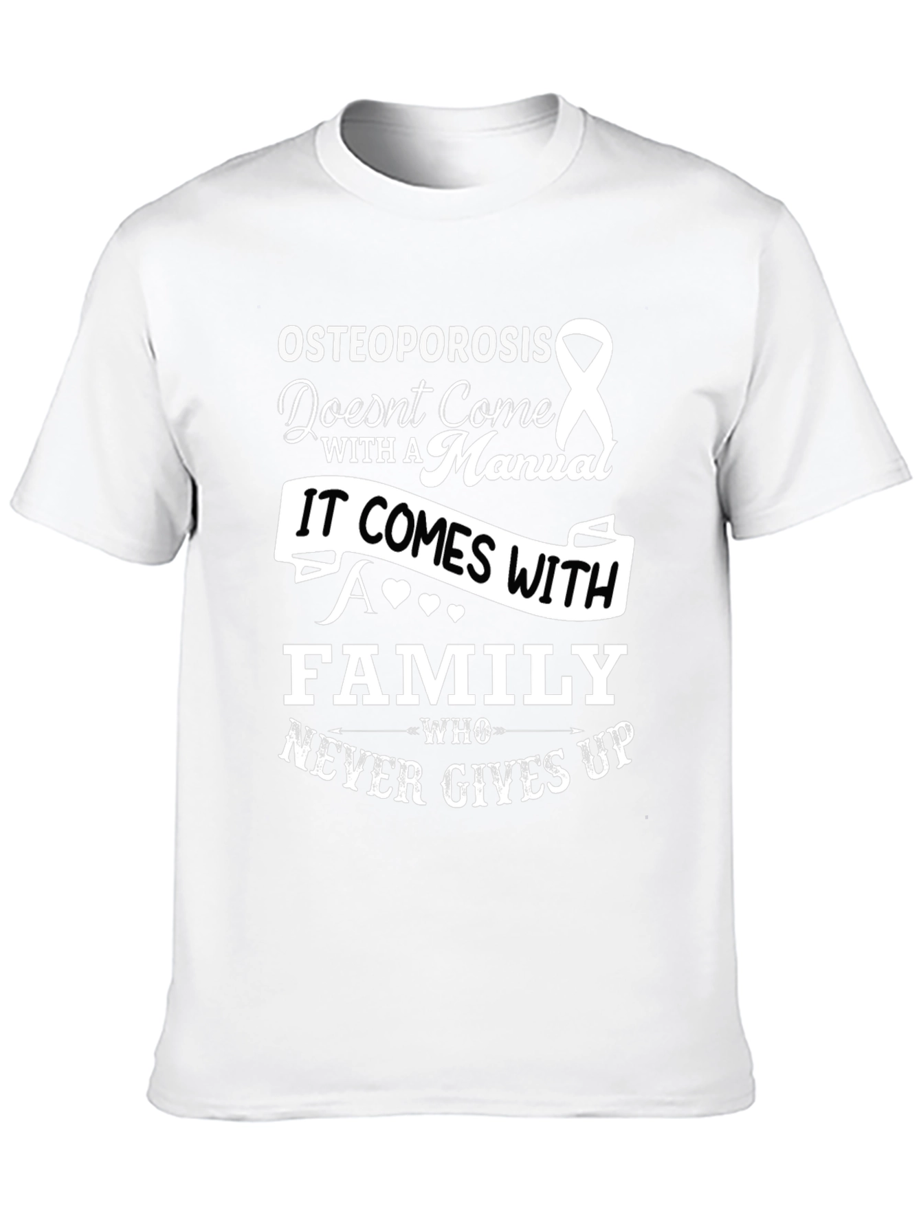 Osteoporosis Awareness Family T-Shirt