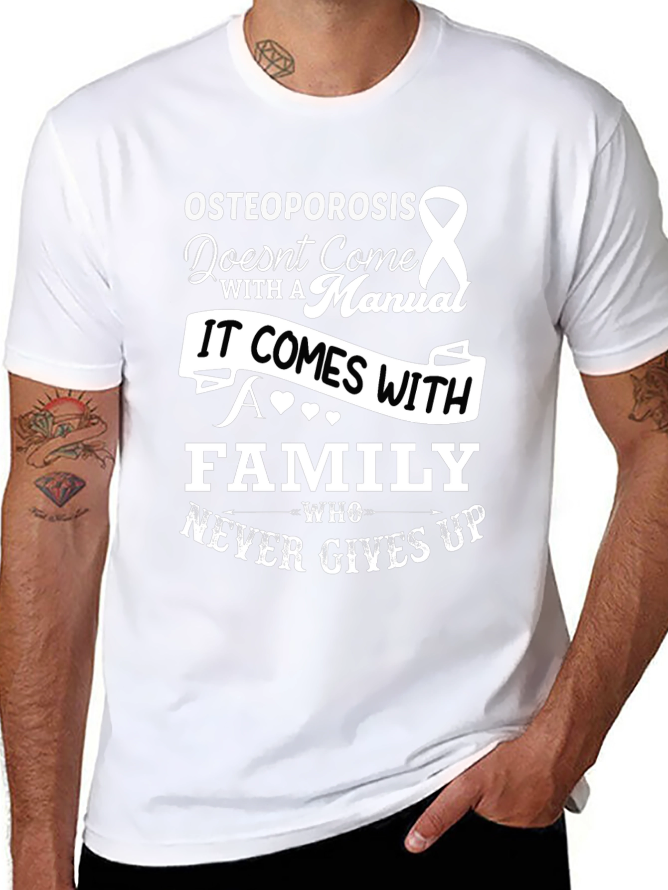 Osteoporosis Awareness Family T-Shirt