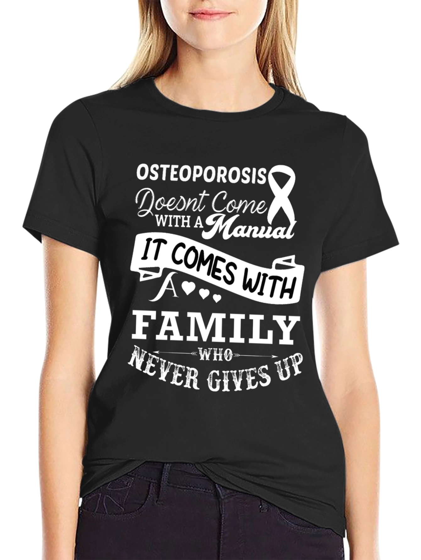 Osteoporosis Awareness Family T-Shirt