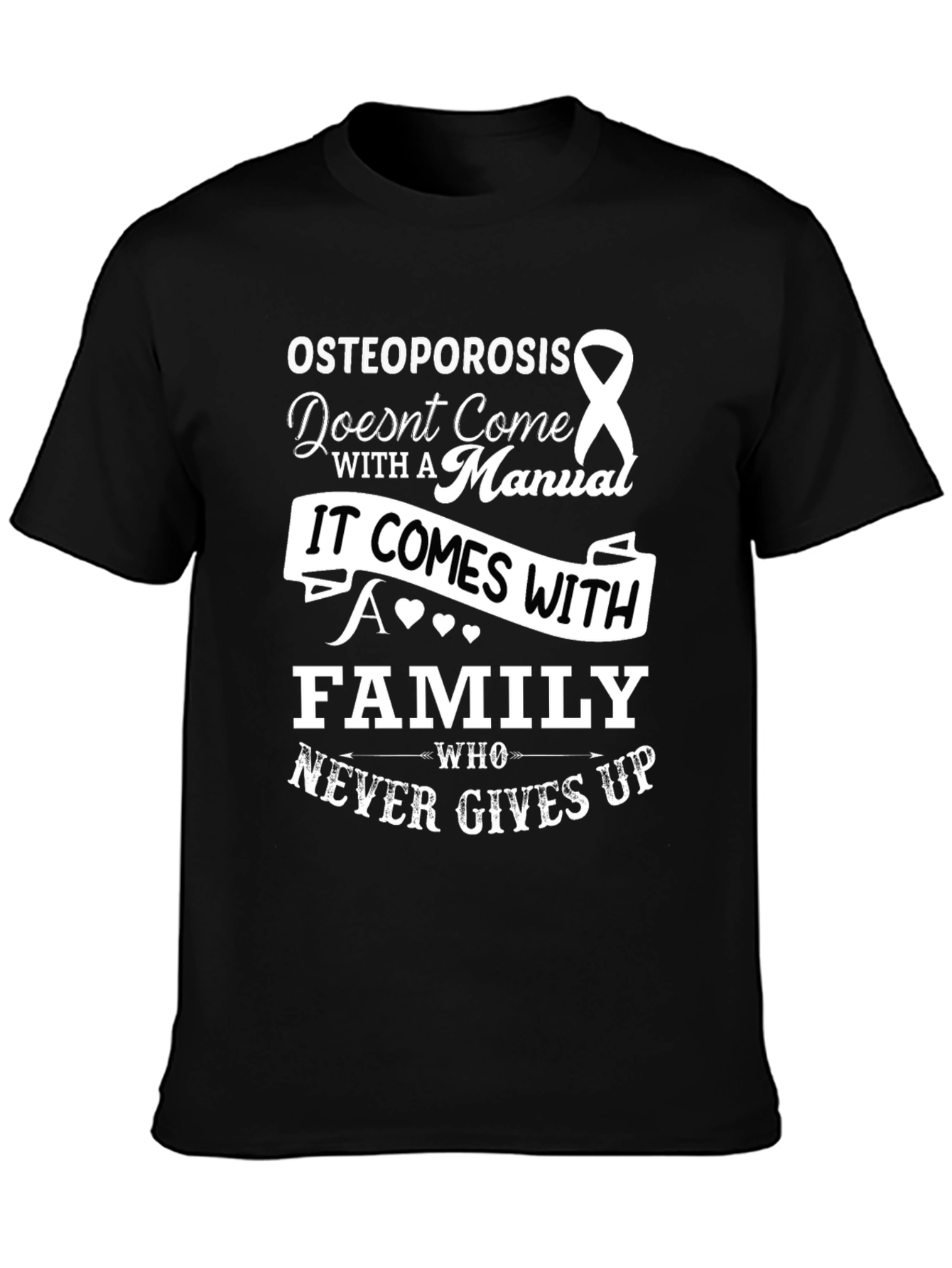 Osteoporosis Awareness Family T-Shirt