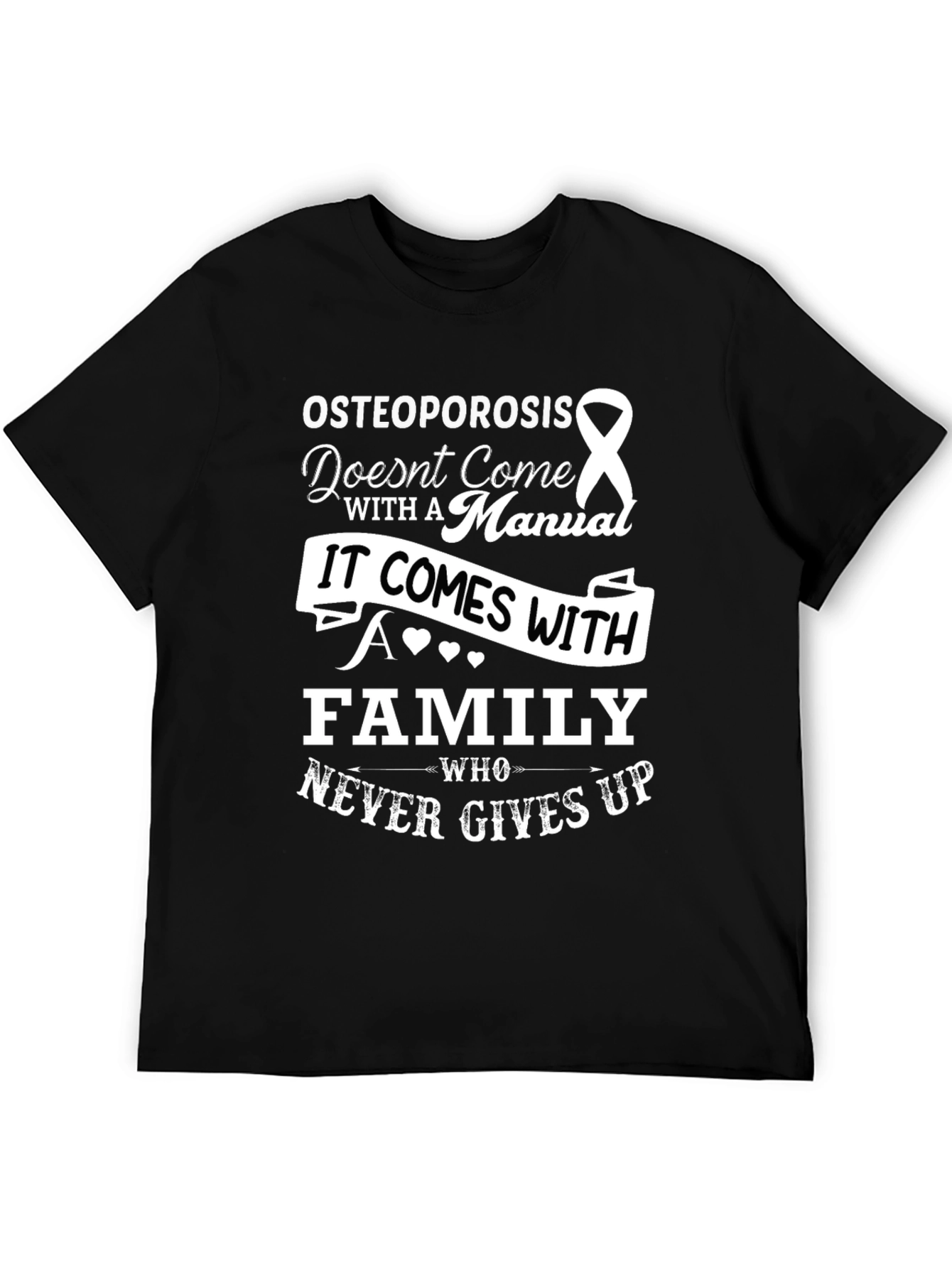 Osteoporosis Awareness Family T-Shirt