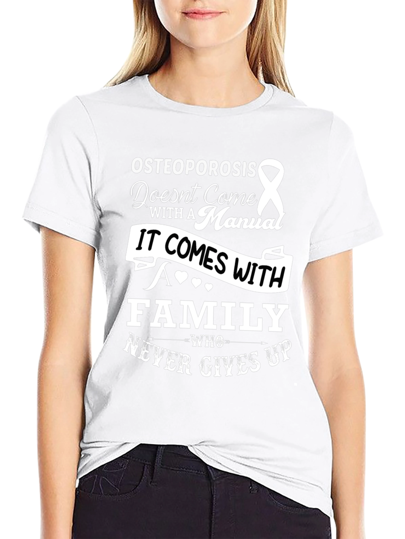 Osteoporosis Awareness Family T-Shirt