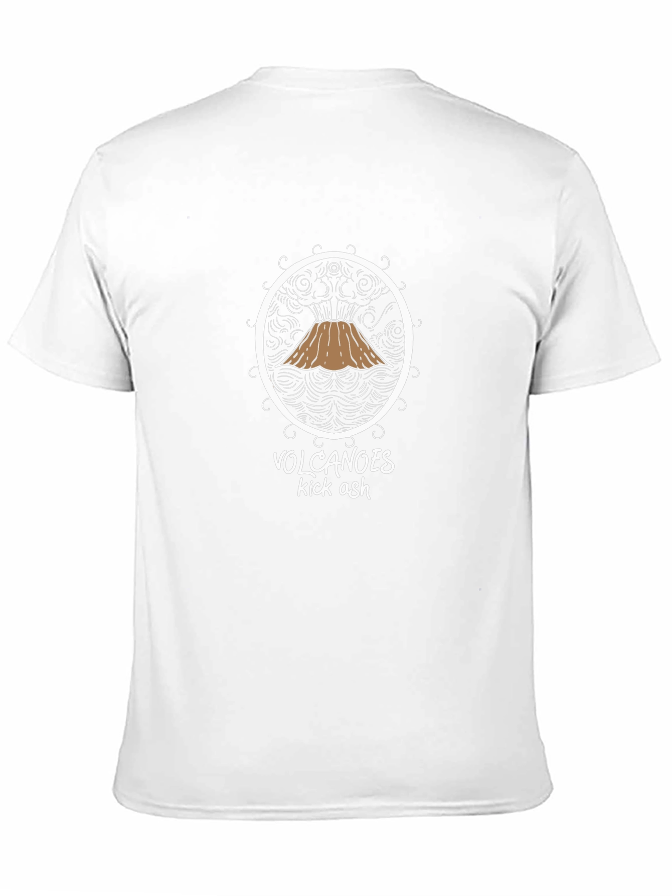 Volcanoes Kick Ash Graphic Tee - Black
