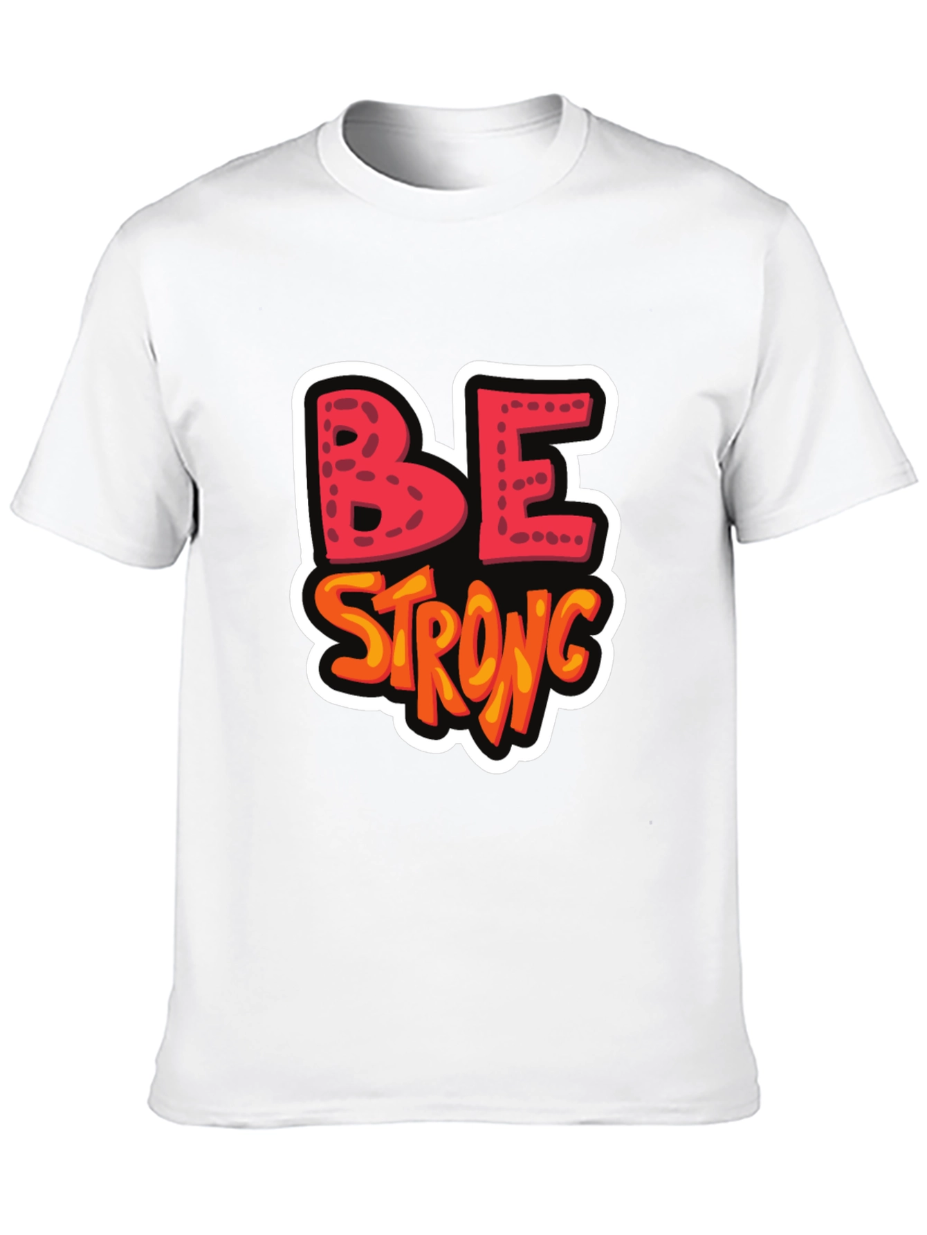 Be Strong Graphic Tee - Black