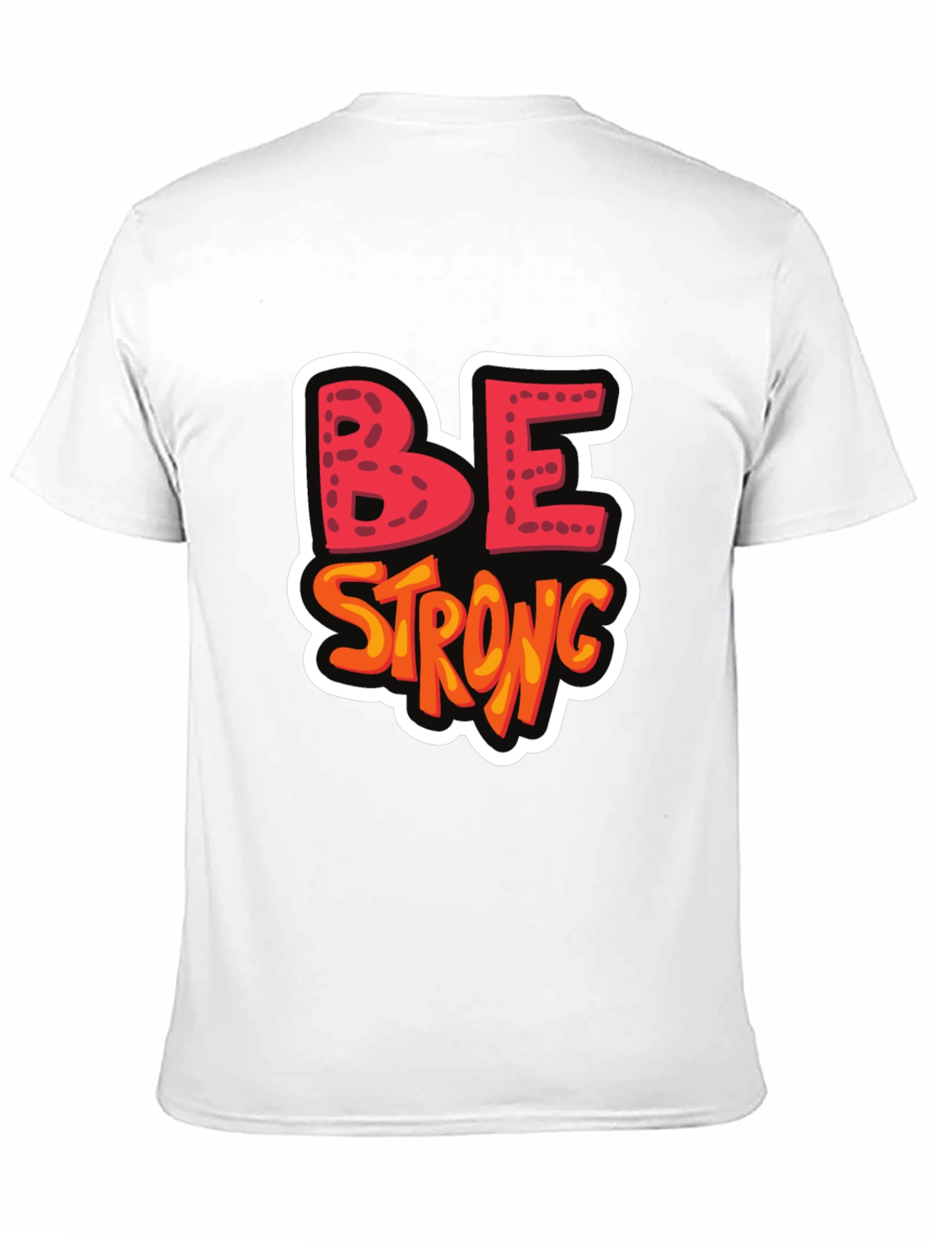 Be Strong Graphic Tee - Black