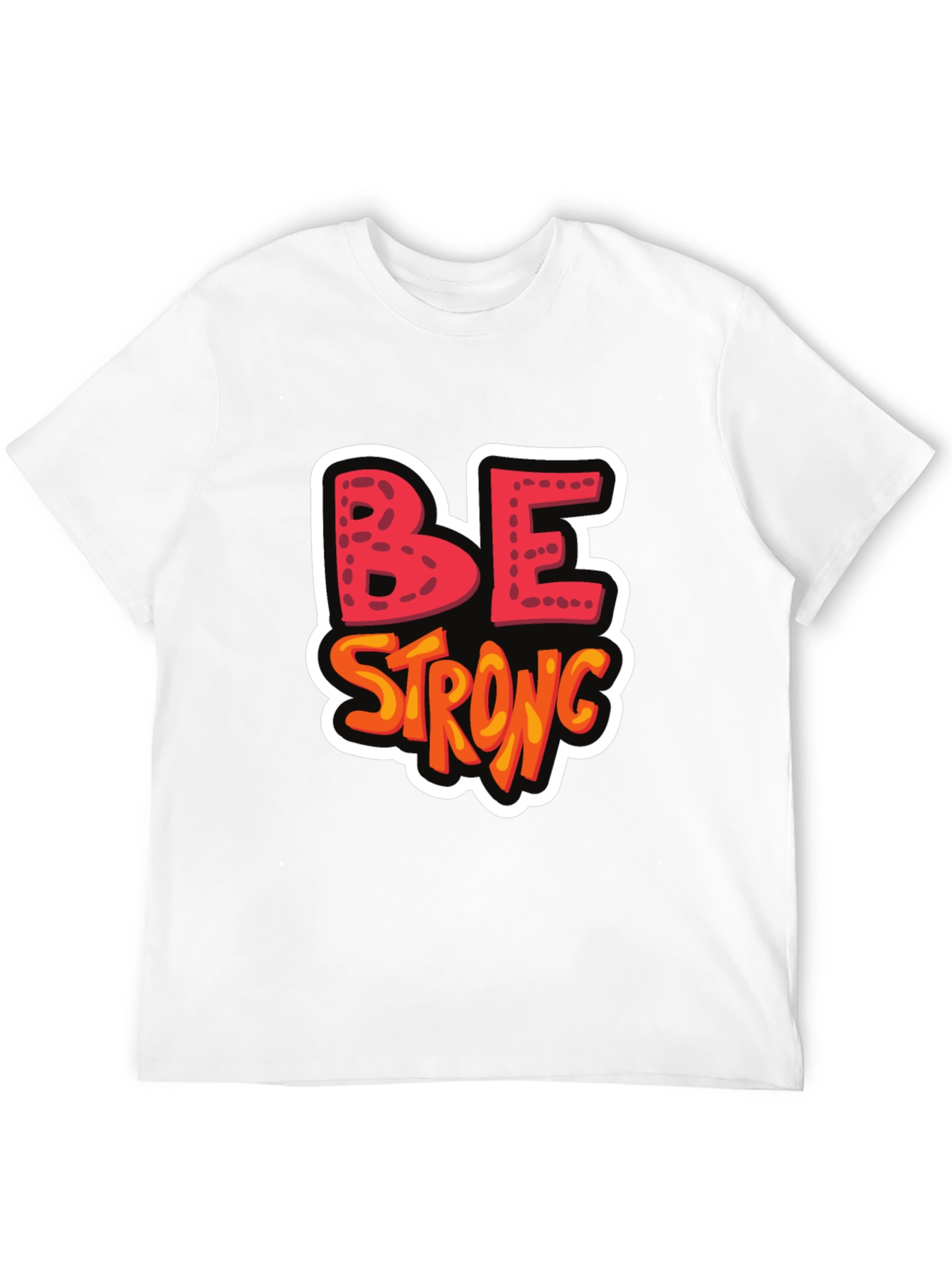 Be Strong Graphic Tee - Black