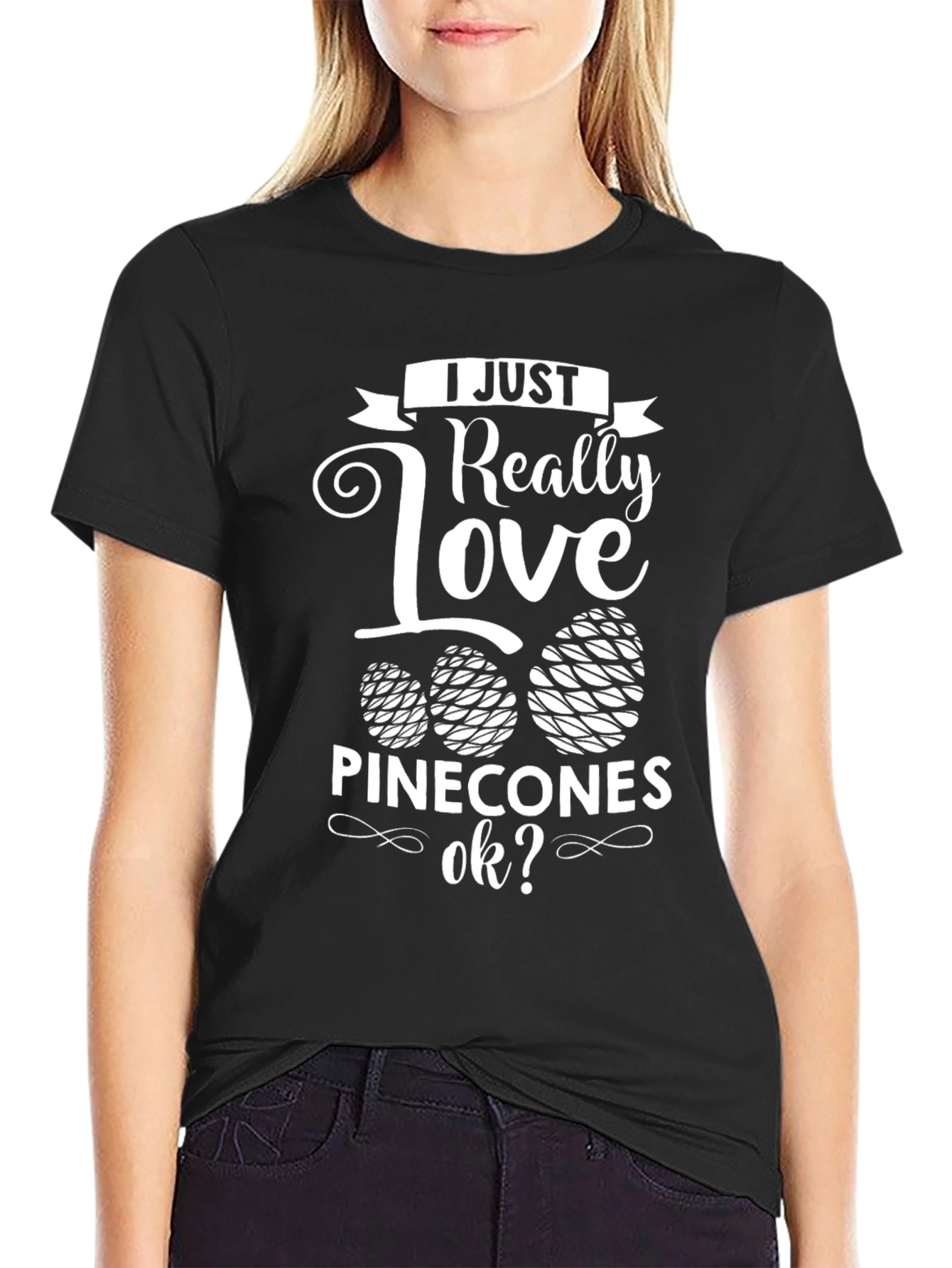 I Love Pinecones Graphic T-Shirt