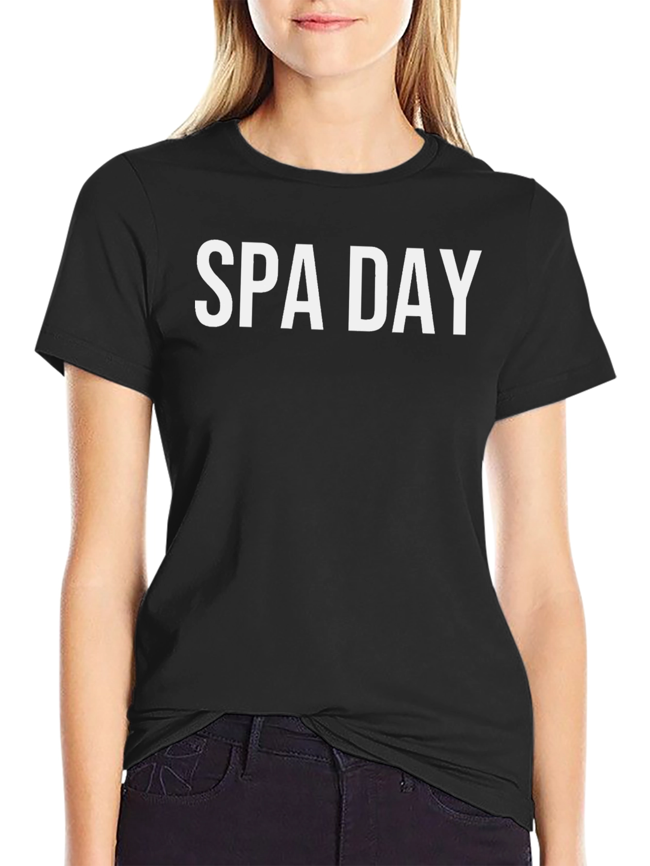 Spa Day Graphic Tee - Soft Cotton Comfort