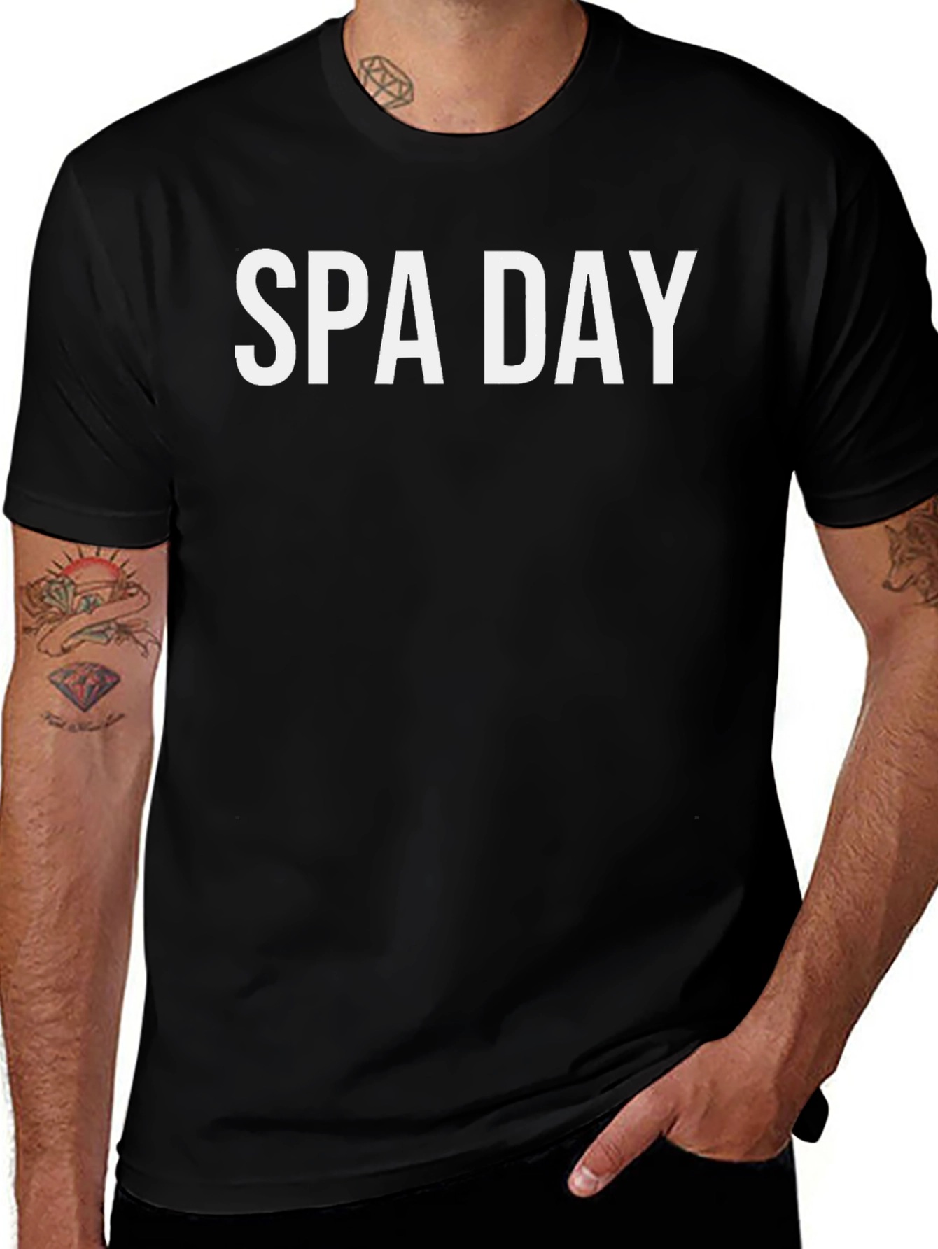 Spa Day Graphic Tee - Soft Cotton Comfort