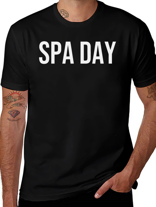 Spa Day Graphic Tee - Soft Cotton Comfort