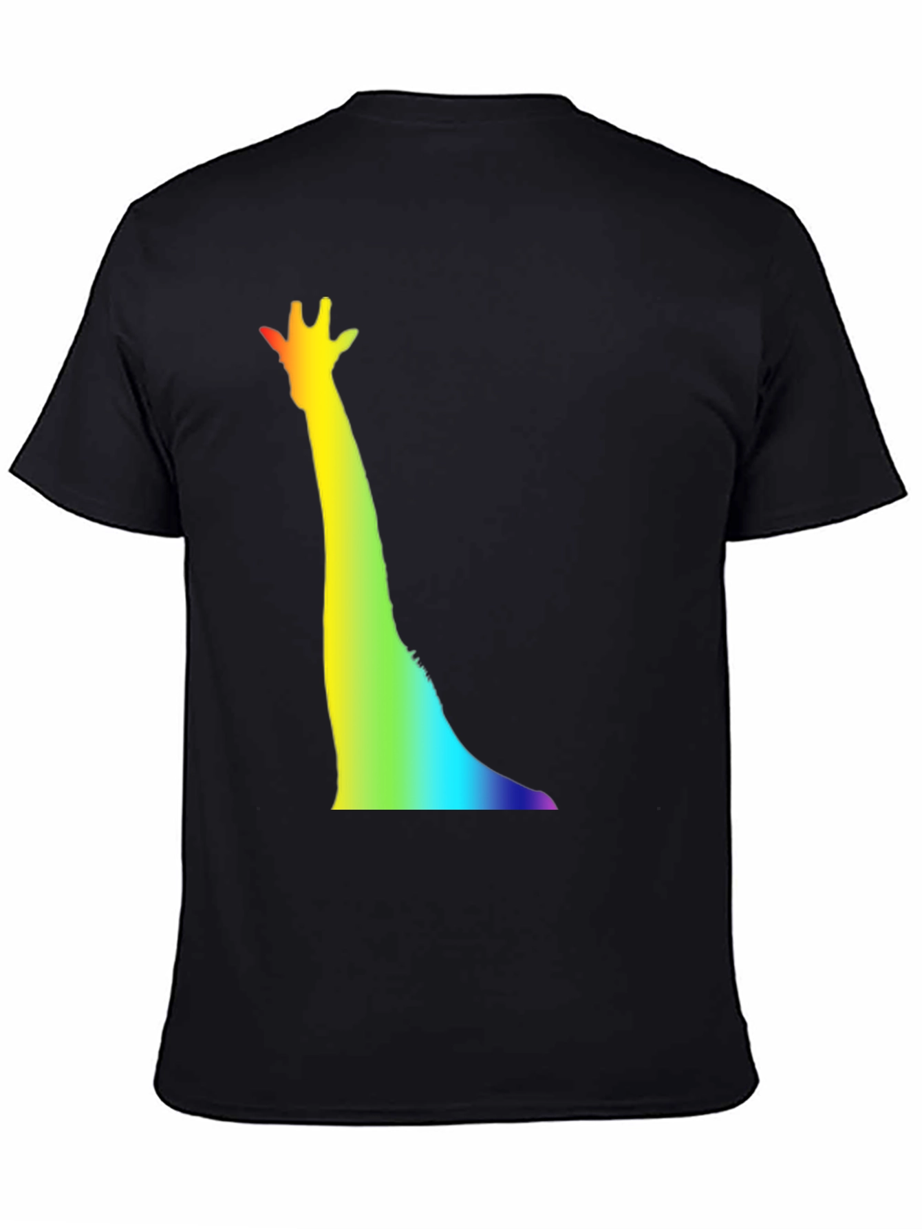 Rainbow Giraffe T-Shirt - Quirky Animal Tee
