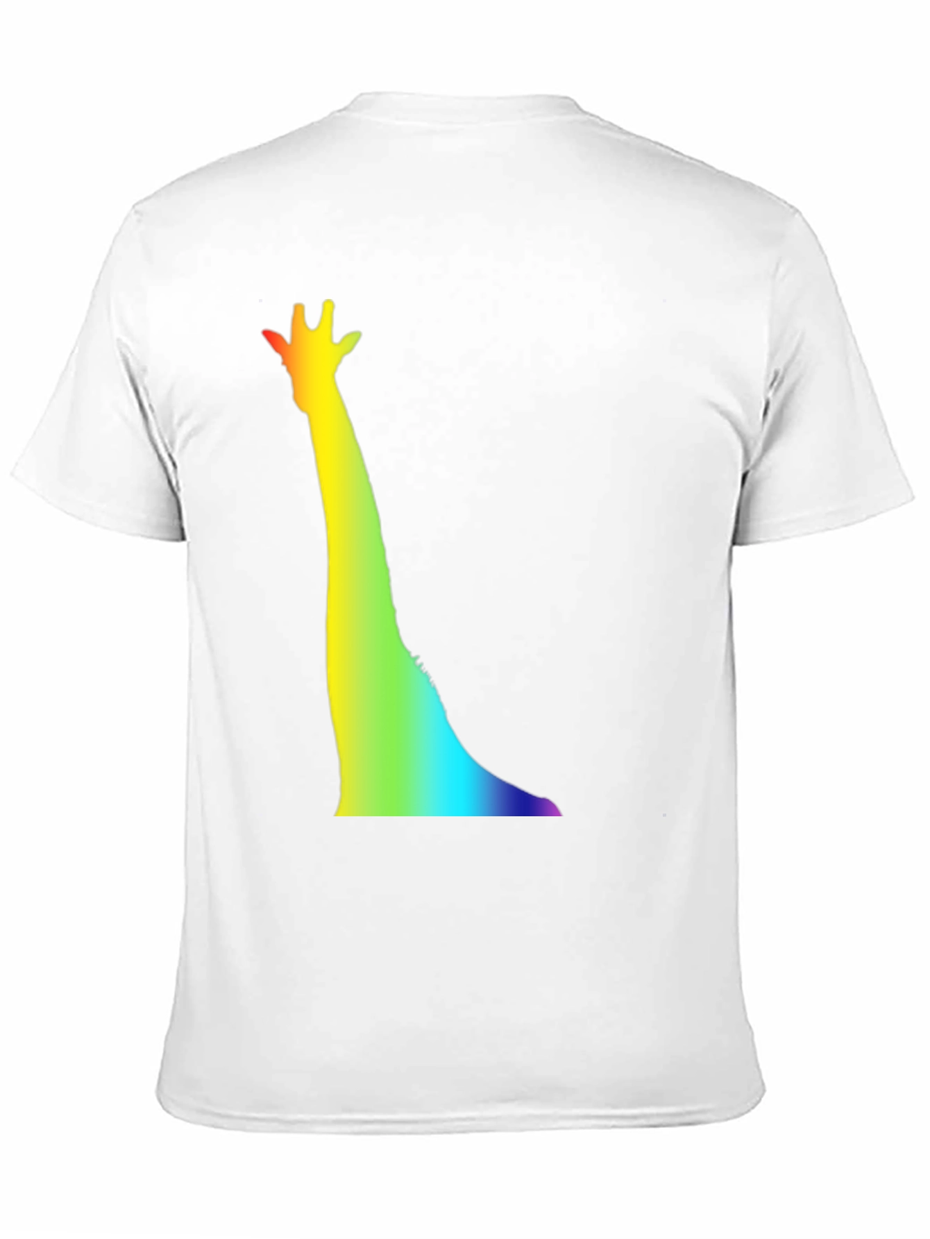 Rainbow Giraffe T-Shirt - Quirky Animal Tee