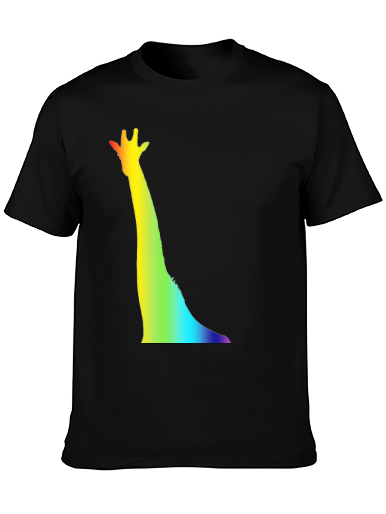 Rainbow Giraffe T-Shirt - Quirky Animal Tee