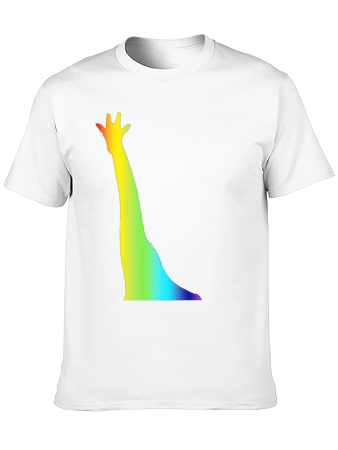 Rainbow Giraffe T-Shirt - Quirky Animal Tee