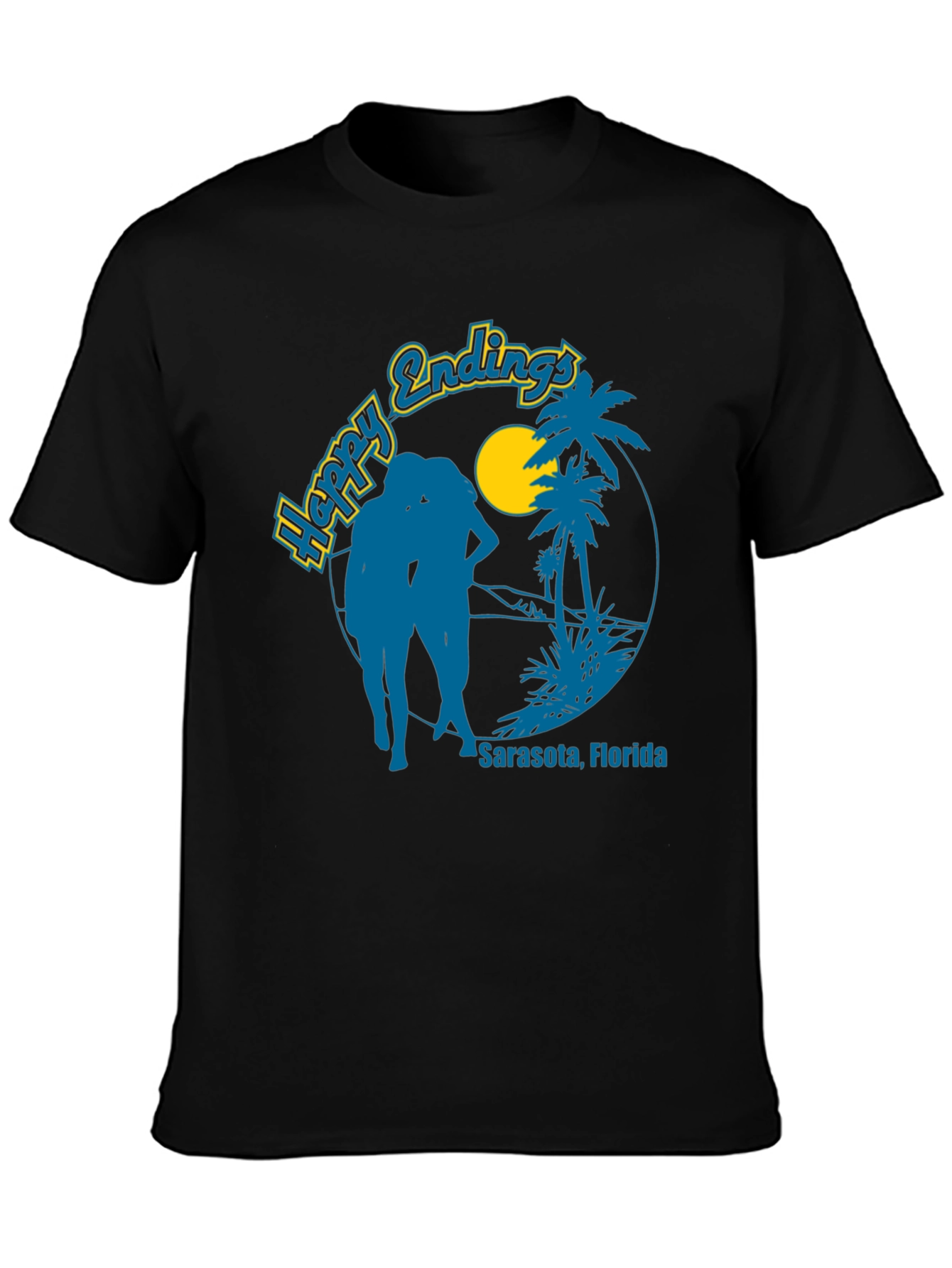 Happy Endings Sarasota Graphic T-Shirt