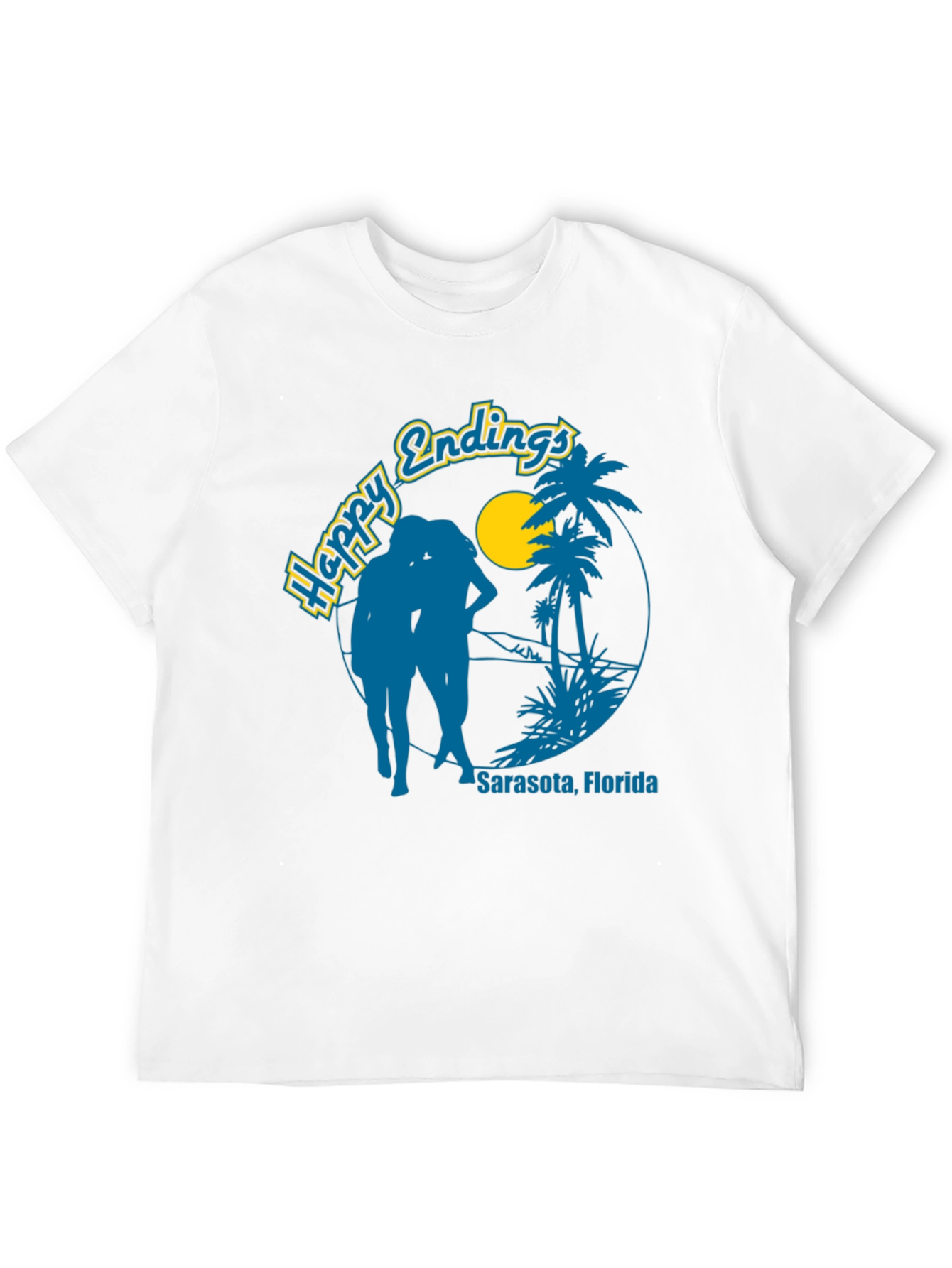 Happy Endings Sarasota Graphic T-Shirt