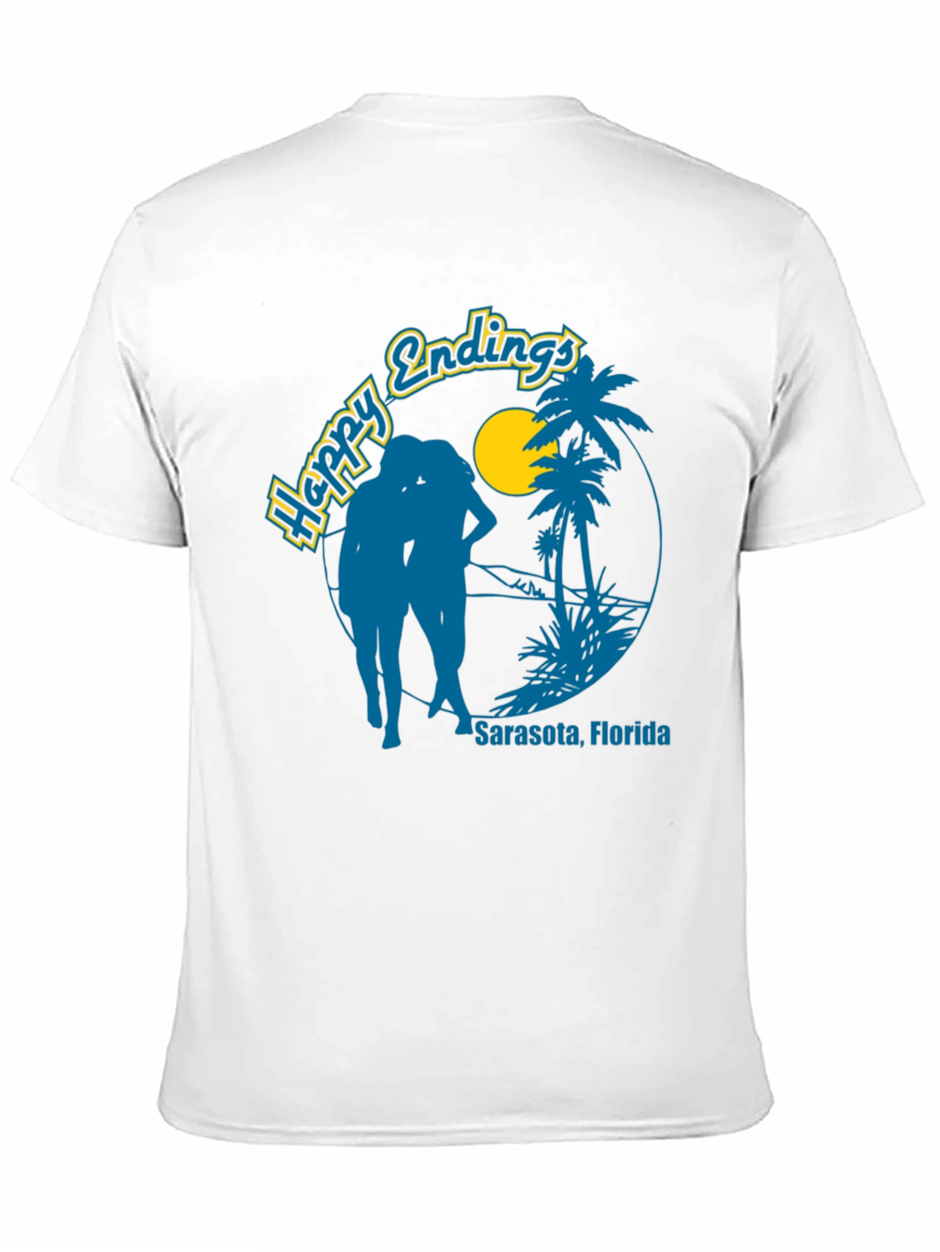 Happy Endings Sarasota Graphic T-Shirt