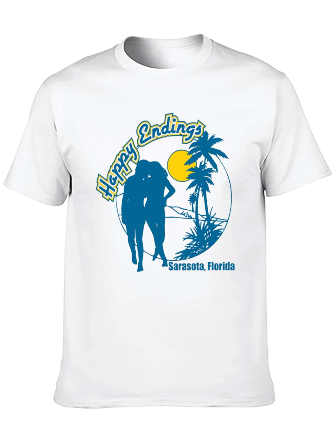 Happy Endings Sarasota Graphic T-Shirt