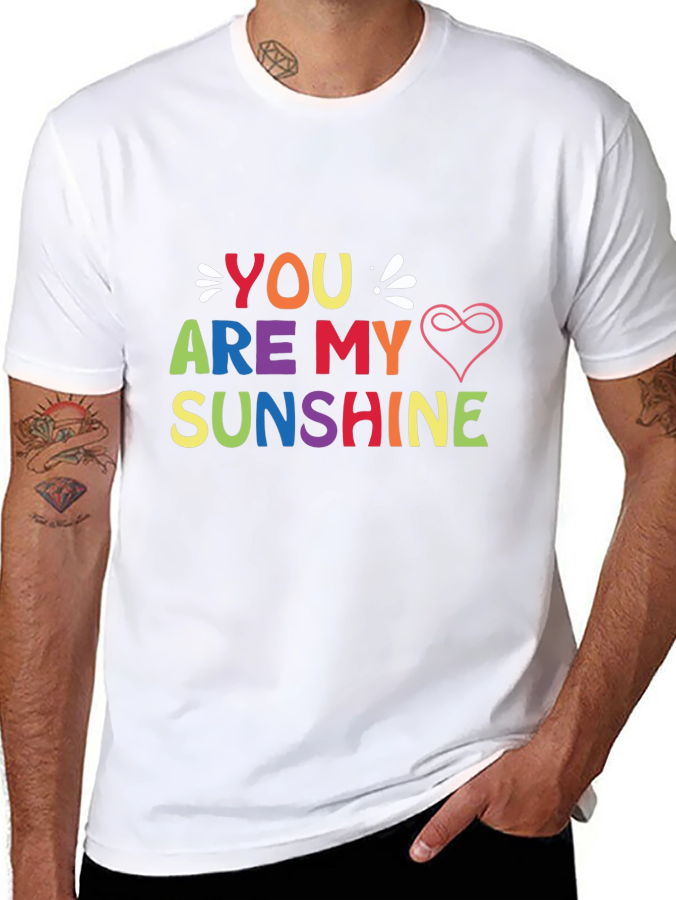 You Are My Sunshine Graphic Tee - Black