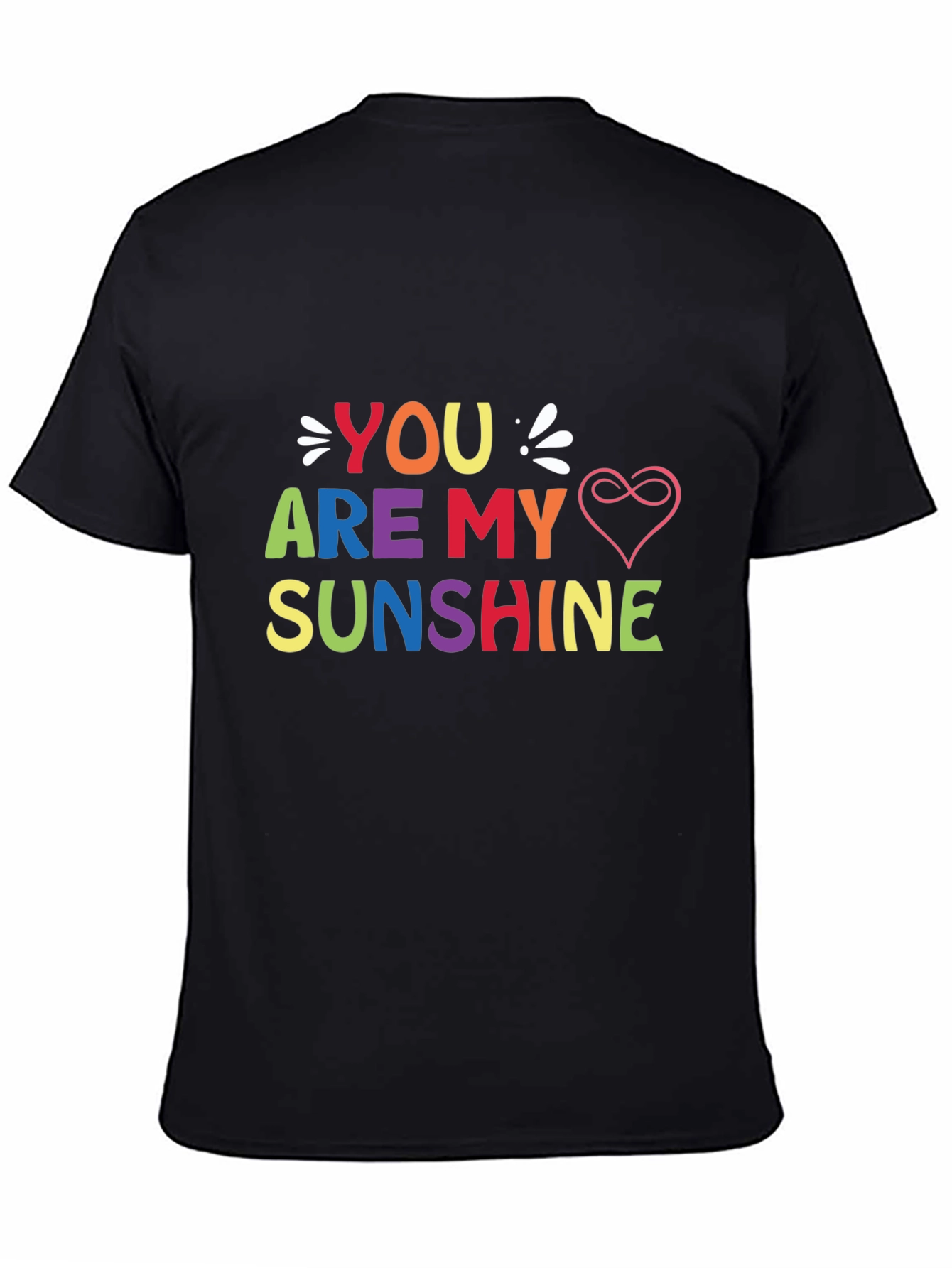 You Are My Sunshine Graphic Tee - Black