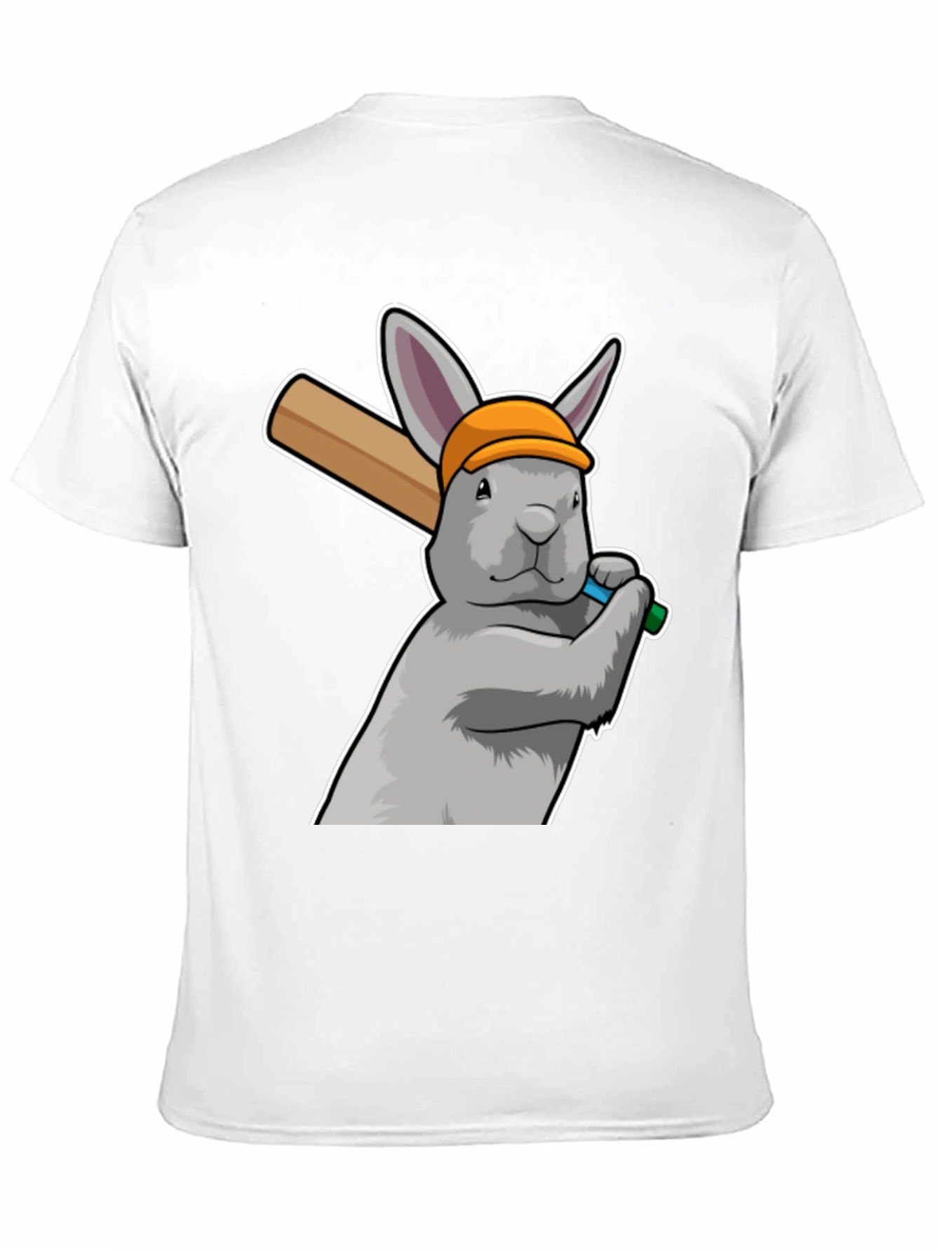 Rabbit Baseball Player Graphic Tee