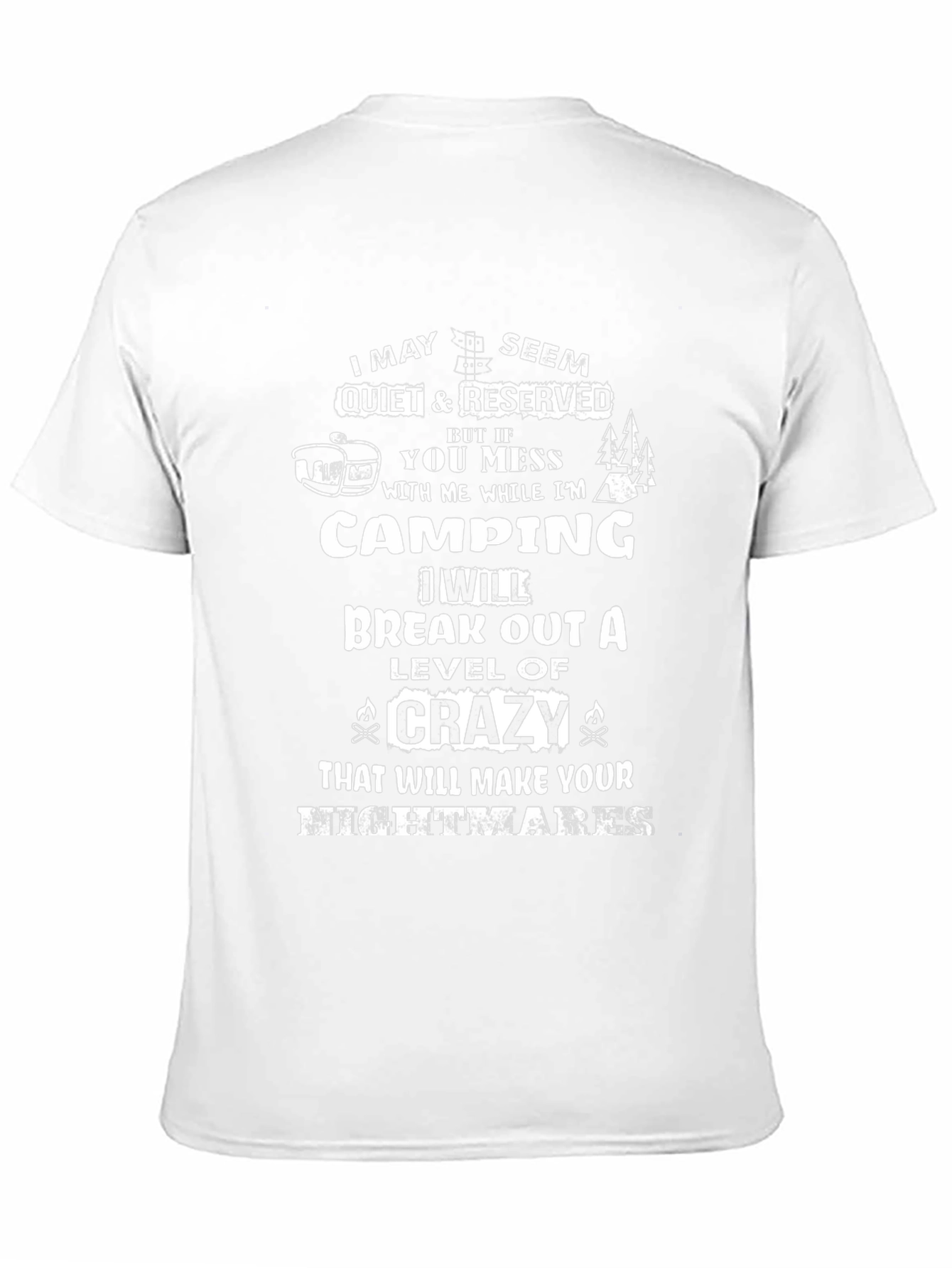 Camping Crazy T-Shirt - Black