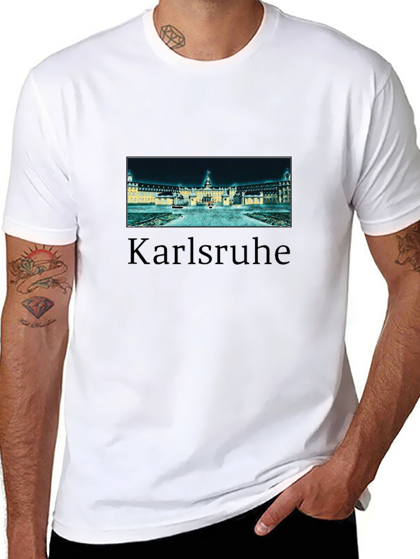 Karlsruhe T-Shirt - Mens Black Tee