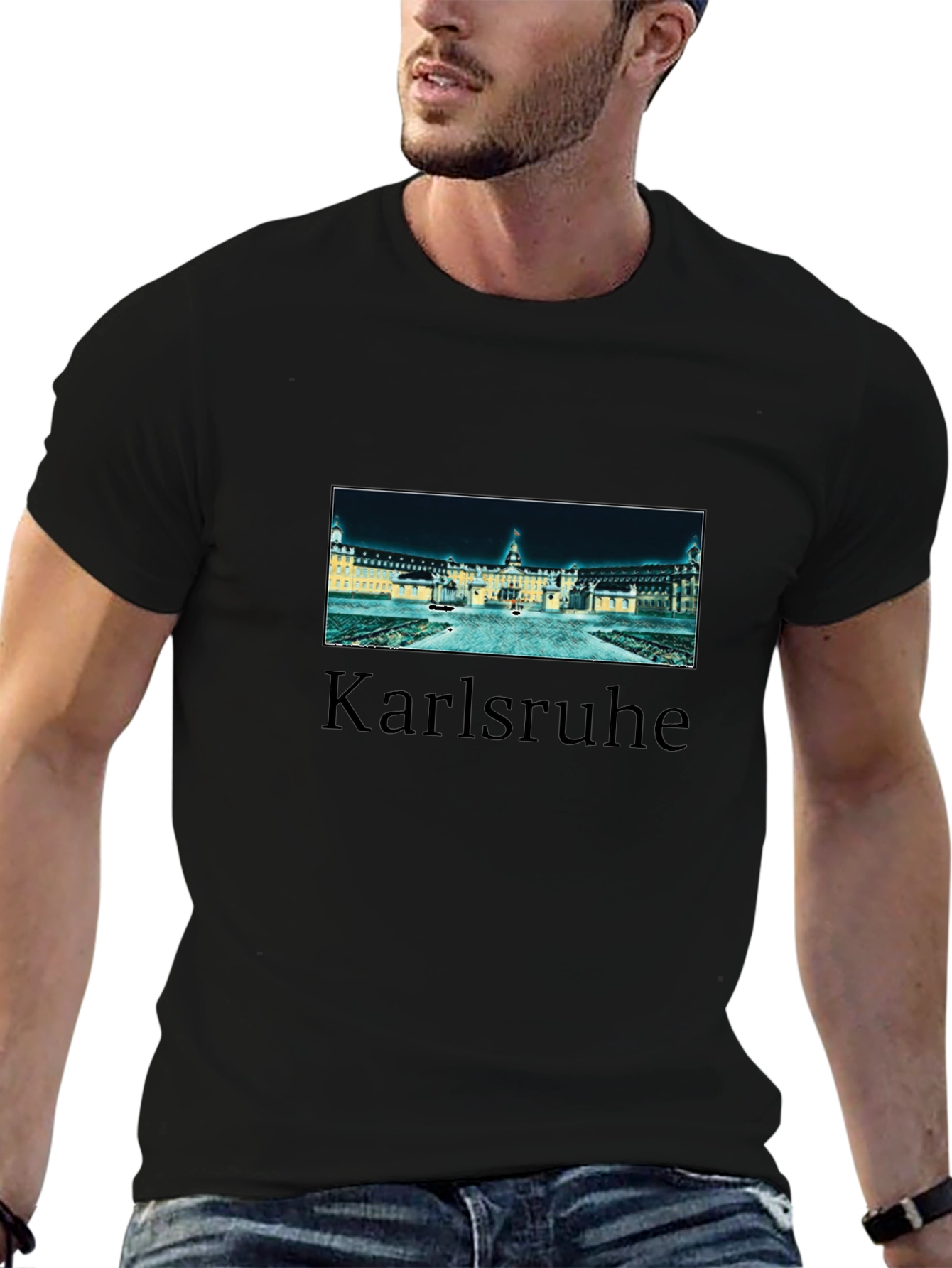 Karlsruhe T-Shirt - Mens Black Tee