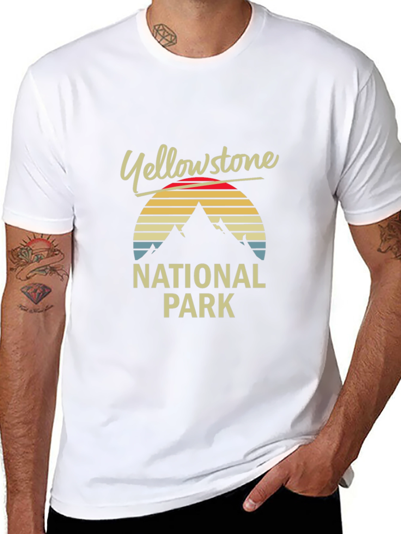 Yellowstone National Park Retro Graphic Tee
