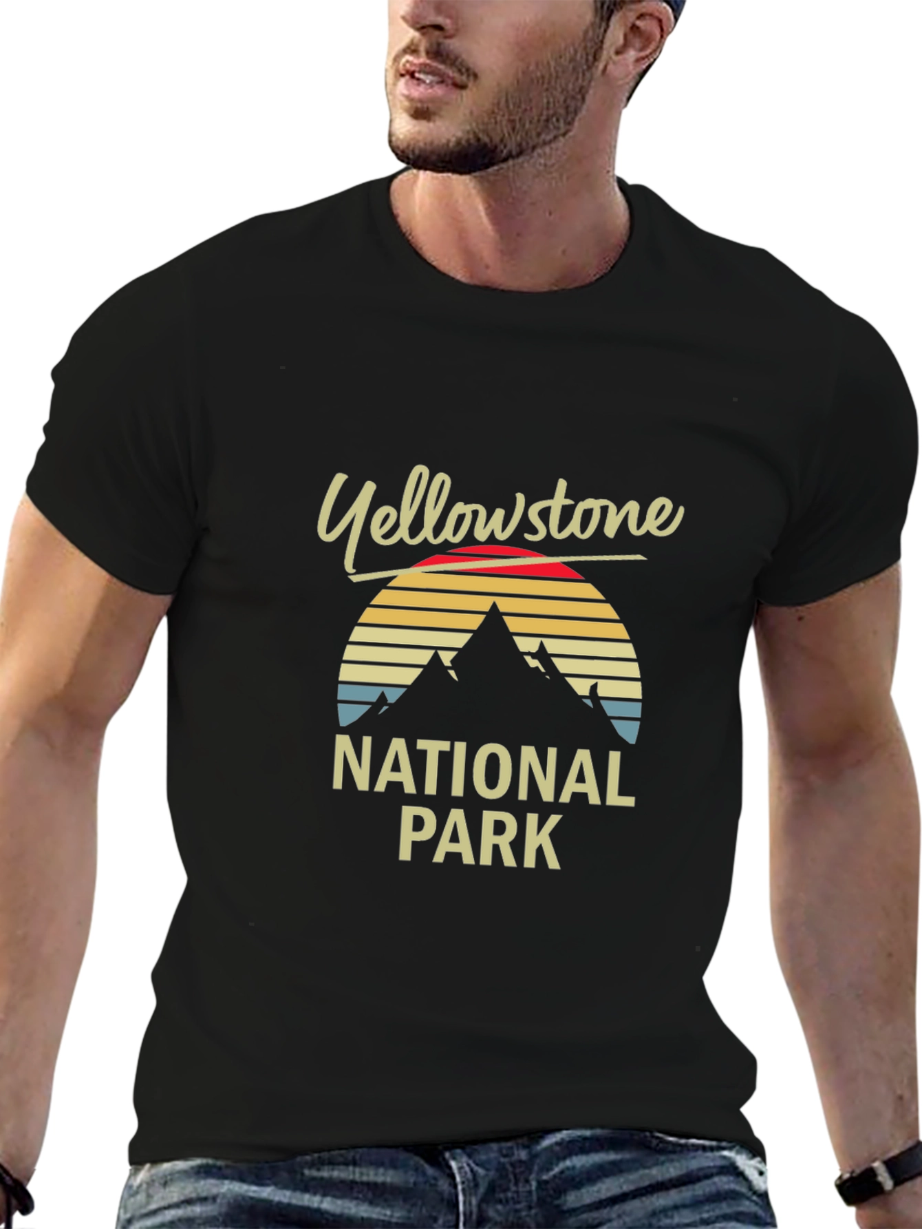 Yellowstone National Park Retro Graphic Tee