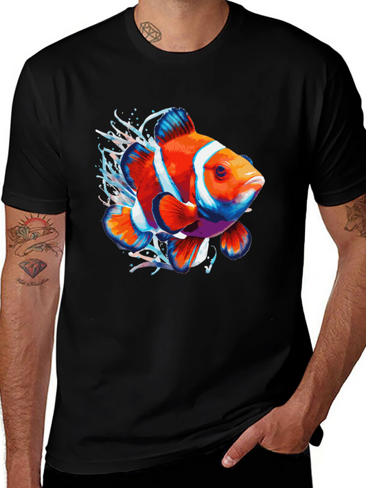 Clownfish Graphic Tee - Bold Aquatic Style