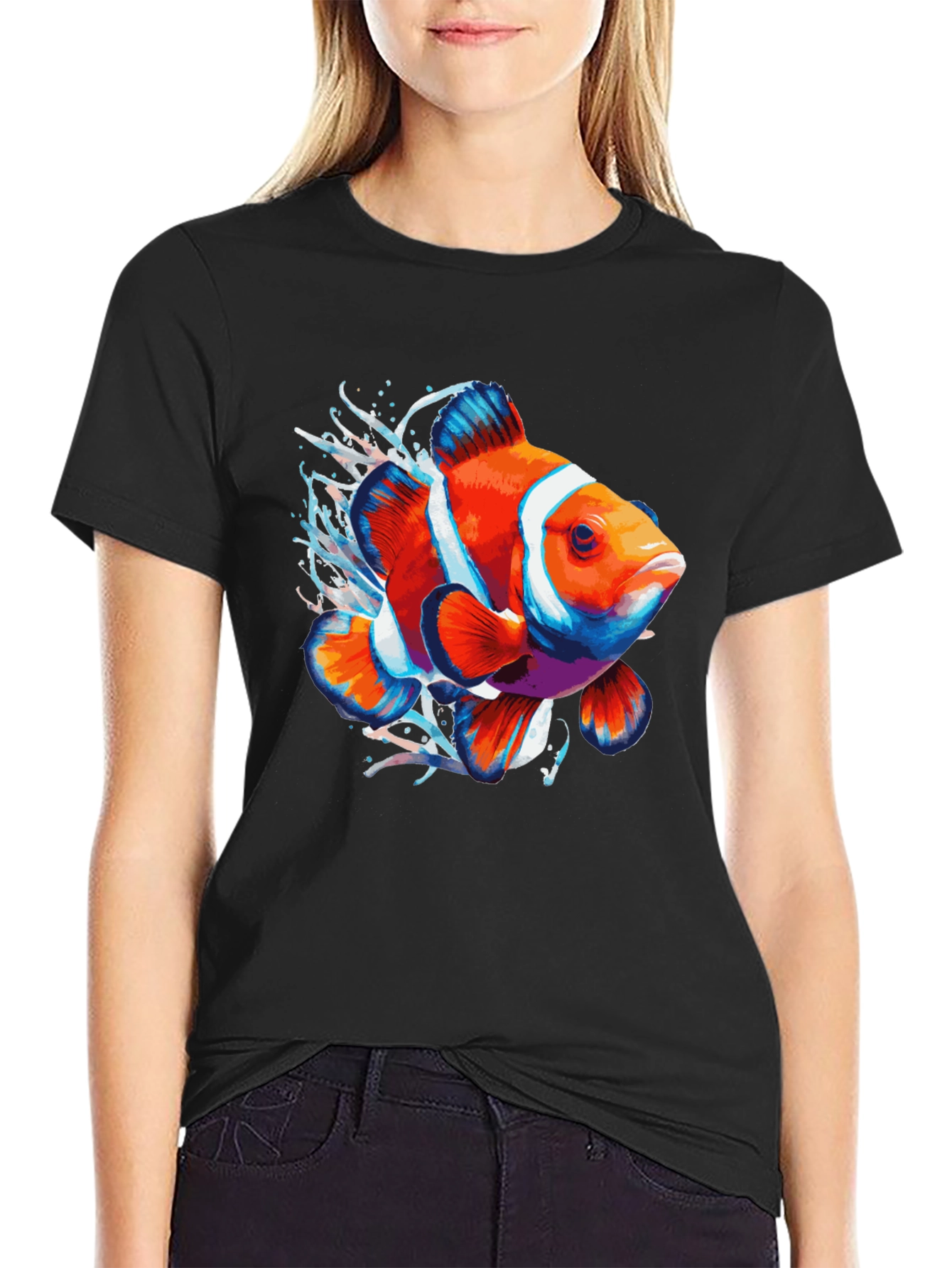 Clownfish Graphic Tee - Bold Aquatic Style