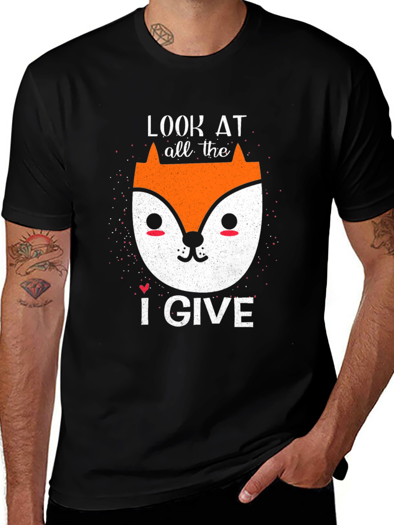 Look At All The Fox I Give Funny T-Shirt
