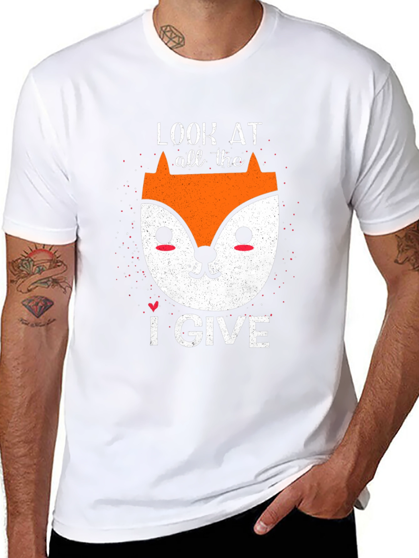 Look At All The Fox I Give Funny T-Shirt